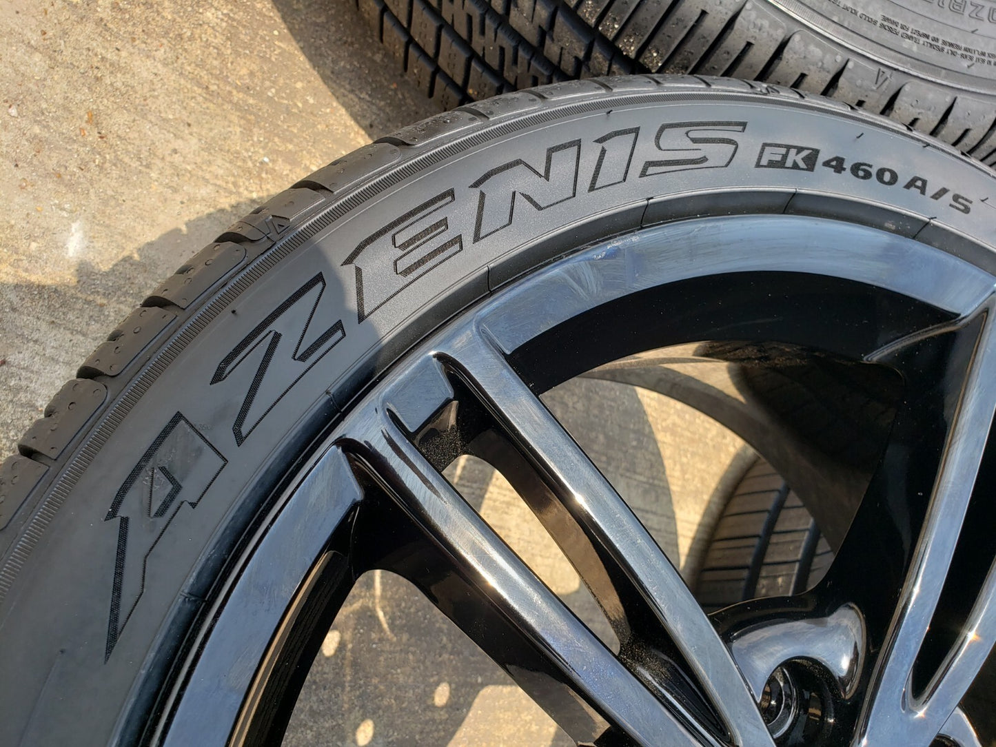 18" + 19" Chevy Corvette OEM black wheels rims 5338 5343 2007 2008 2009 2010 NEW