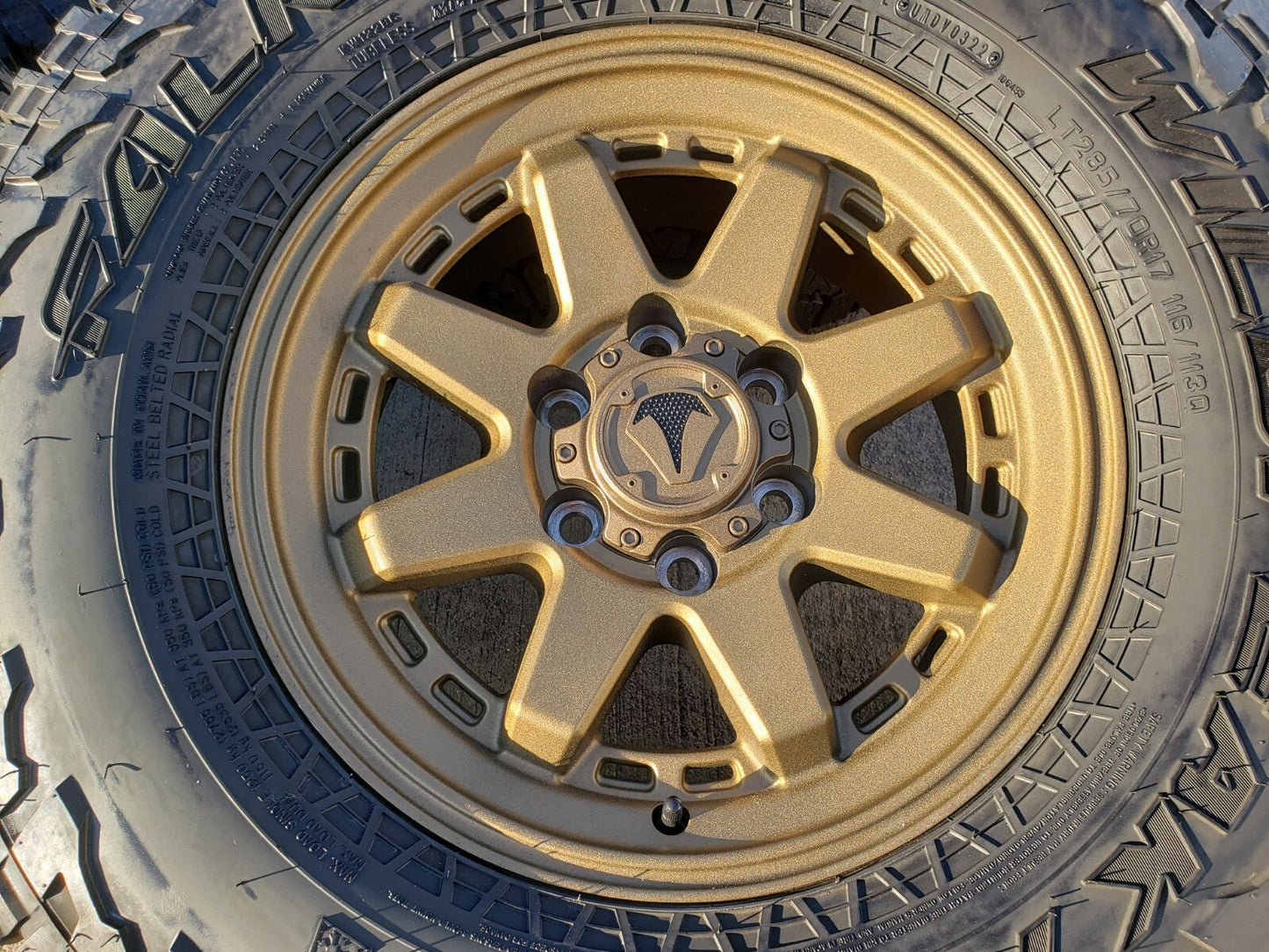 17" Toyota Tacoma 4Runner TRD OEM wheels rims FJ BRONZE tires 2022 2023 2024 33"