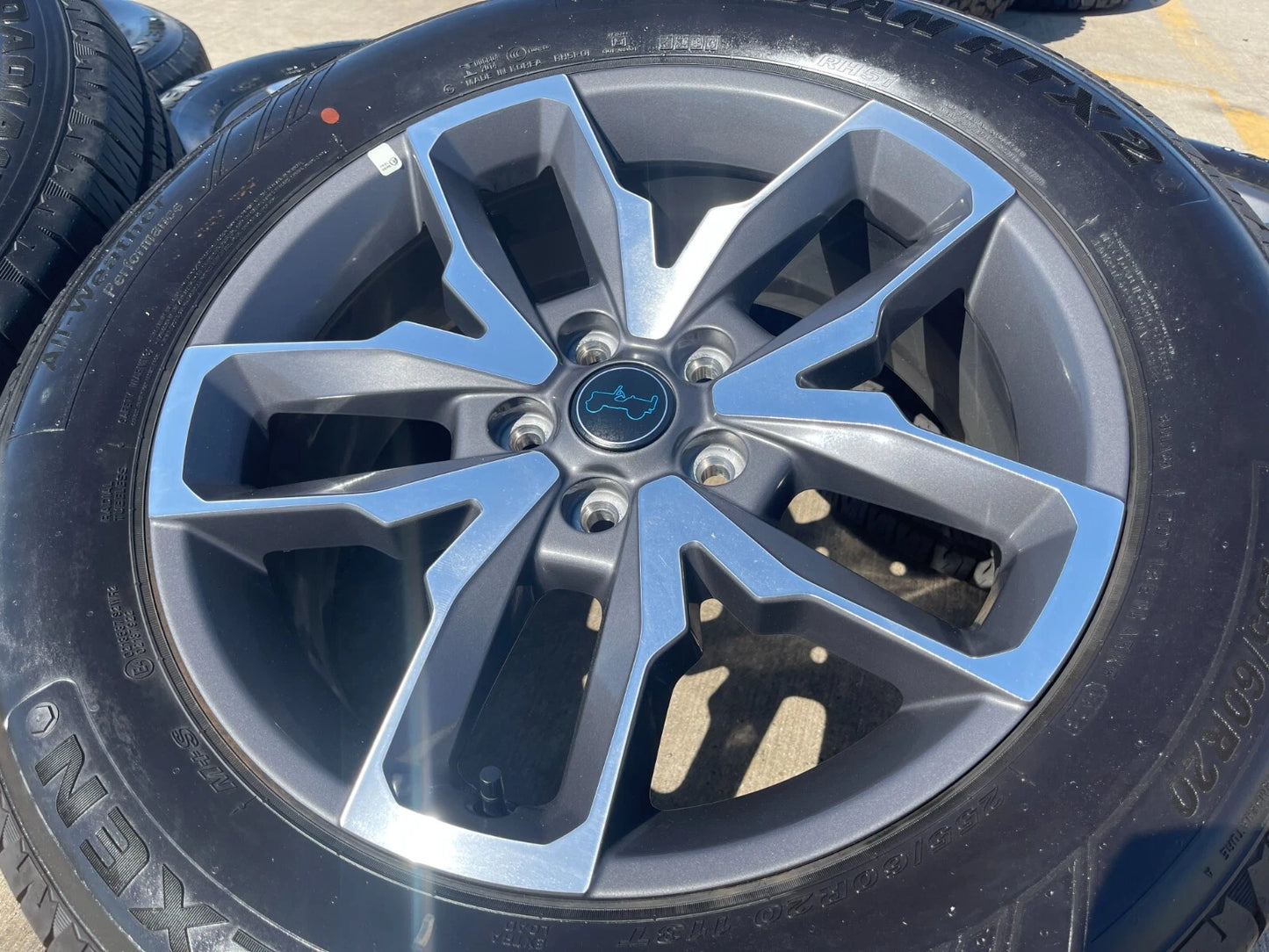 20" Jeep Wrangler Rubicon 4XE OEM 04755613AA wheels rims Gladiator 2024 2025 NEW