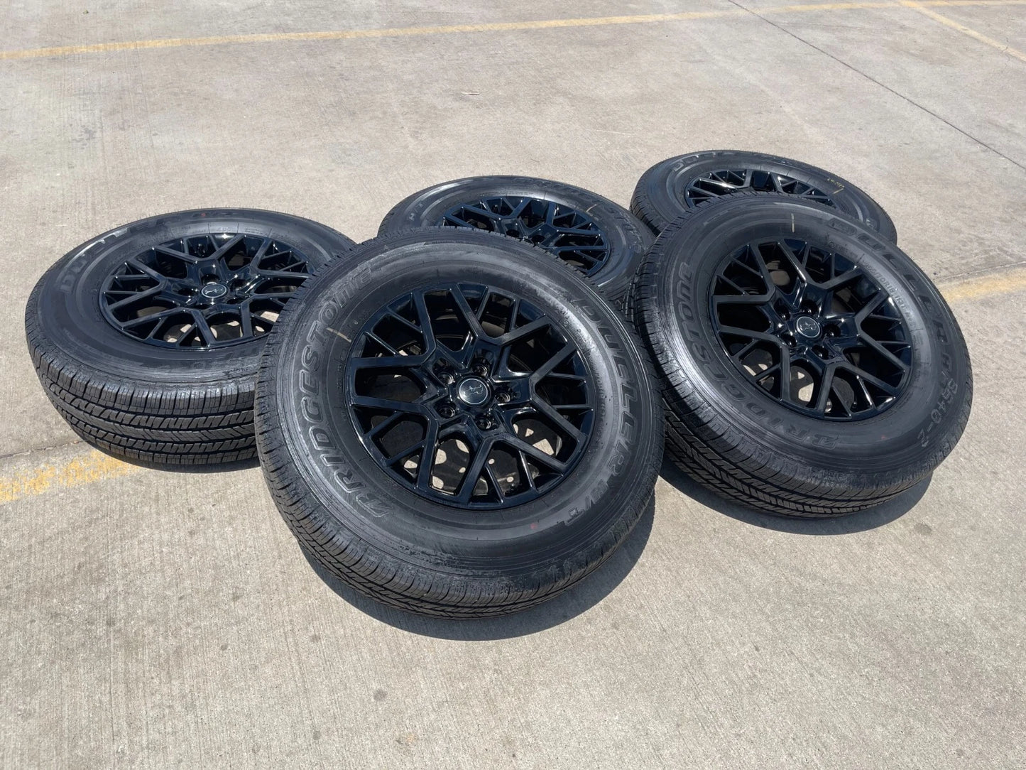 18" Jeep Wrangler Grand Cherokee Gladiator Black OEM wheels rims 2024 2025 NEW