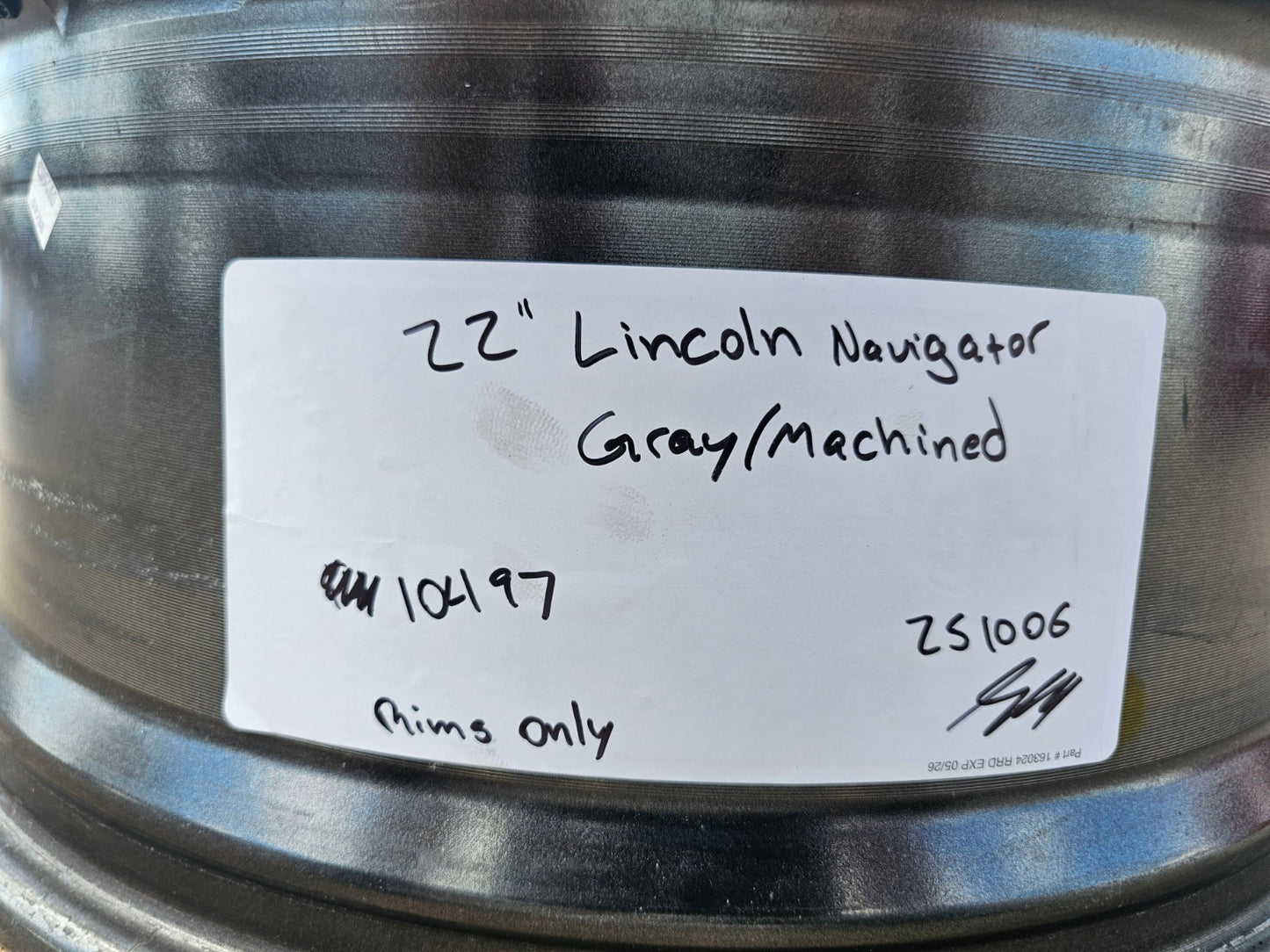 22" Lincoln Navigator OEM rim wheel Ford F-150 10497 2022 2023 2024 2025 SPARE