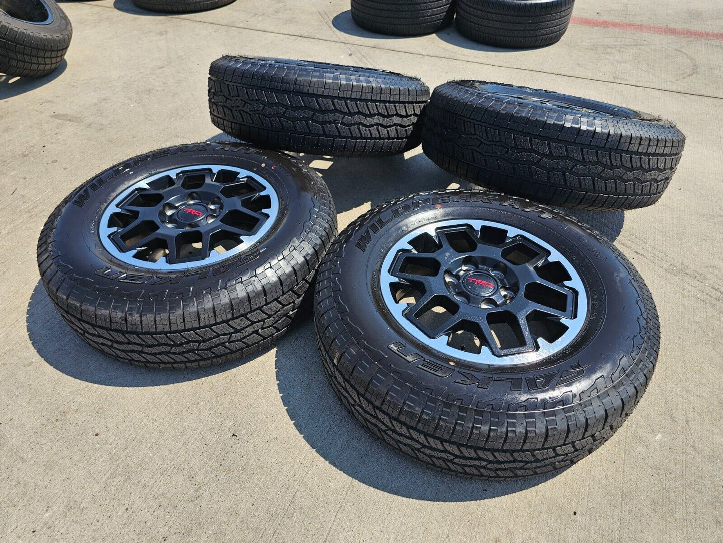 18" Toyota Tacoma 4Runner TRD OEM wheels rims tires 2024 2025