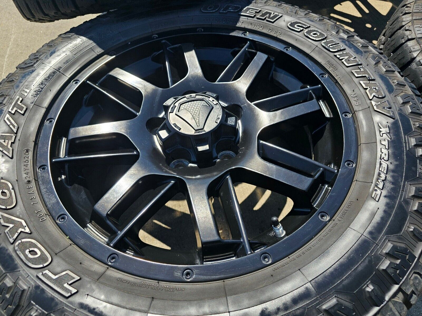 20" Toyota Tundra TSS TRD T Force OEM black wheels rims 5x150 tires