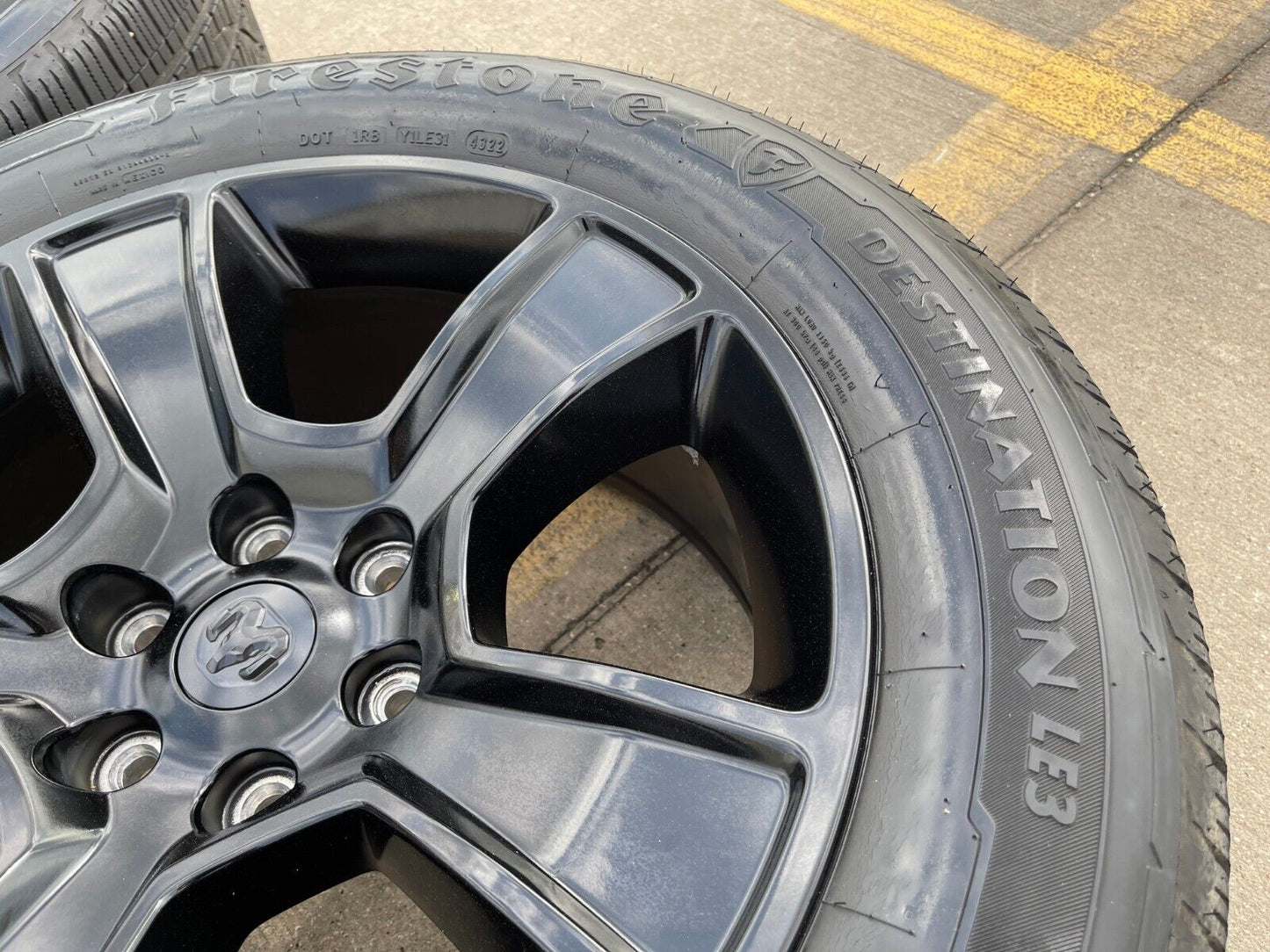20" Dodge Ram 1500 OEM LIMITED Black 2676 2723 wheel rim spare