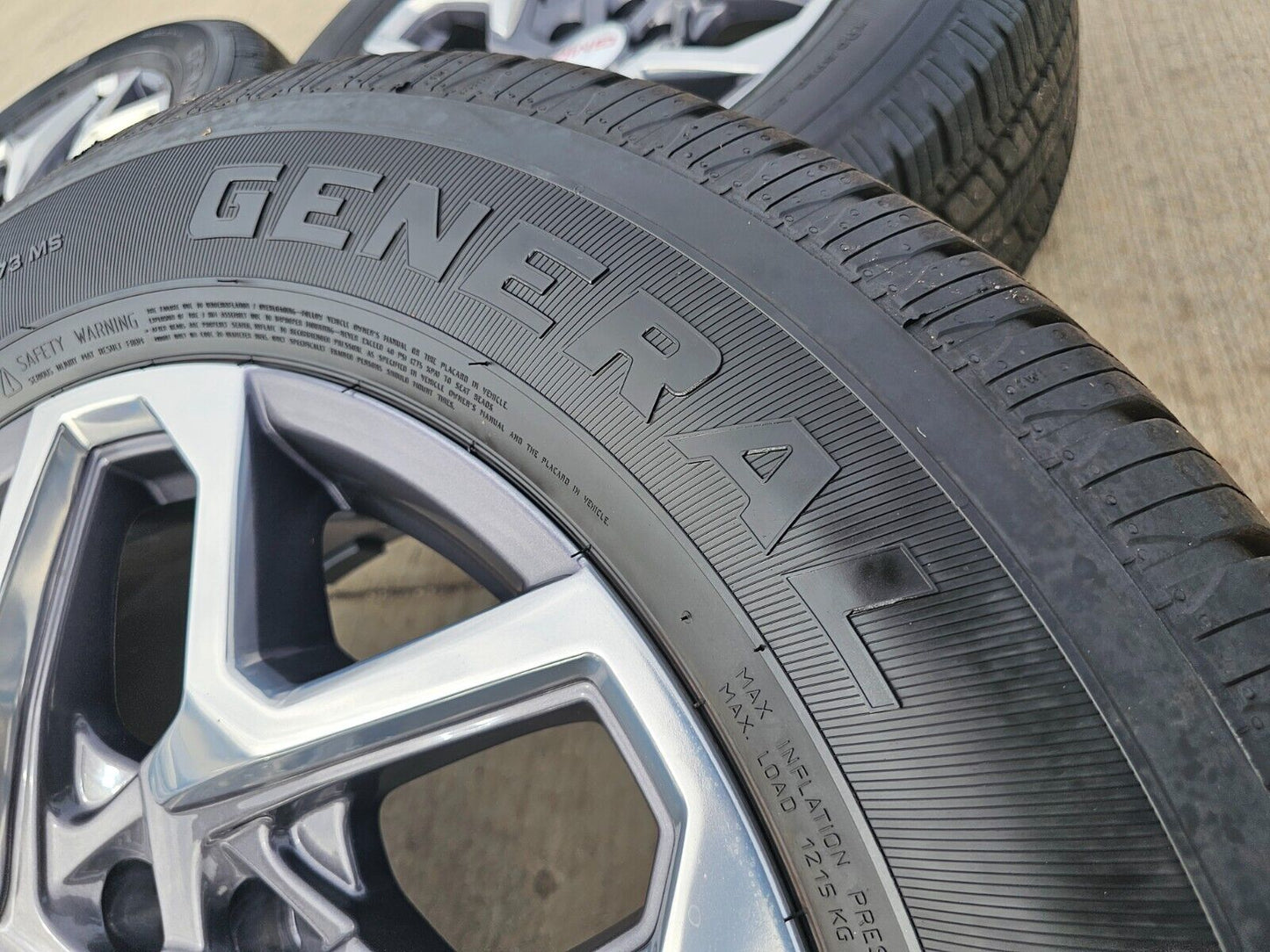 20" GMC Sierra Yukon AT4 Tahoe Silverado OEM wheels rims tires 2022 2023 2024