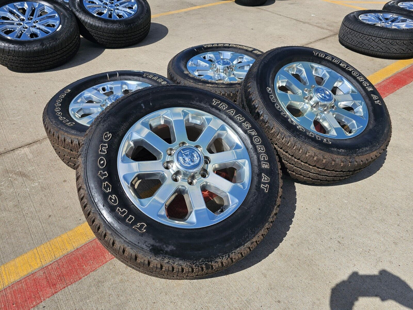 20" Dodge Ram 2500 3500 LARAMIE OEM 2700 wheels rims A/T tires 2023 2024 NEW