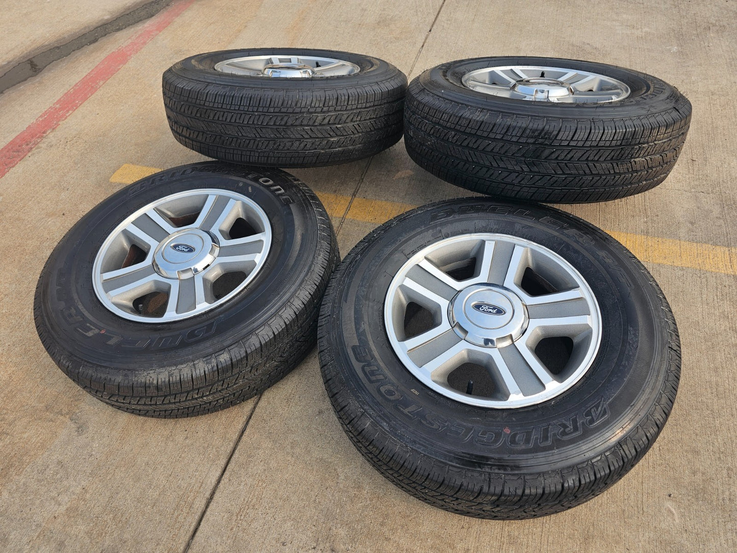 17" Ford F-150 Expedition OEM 3554 rims wheels tires BRIDGESTONE
