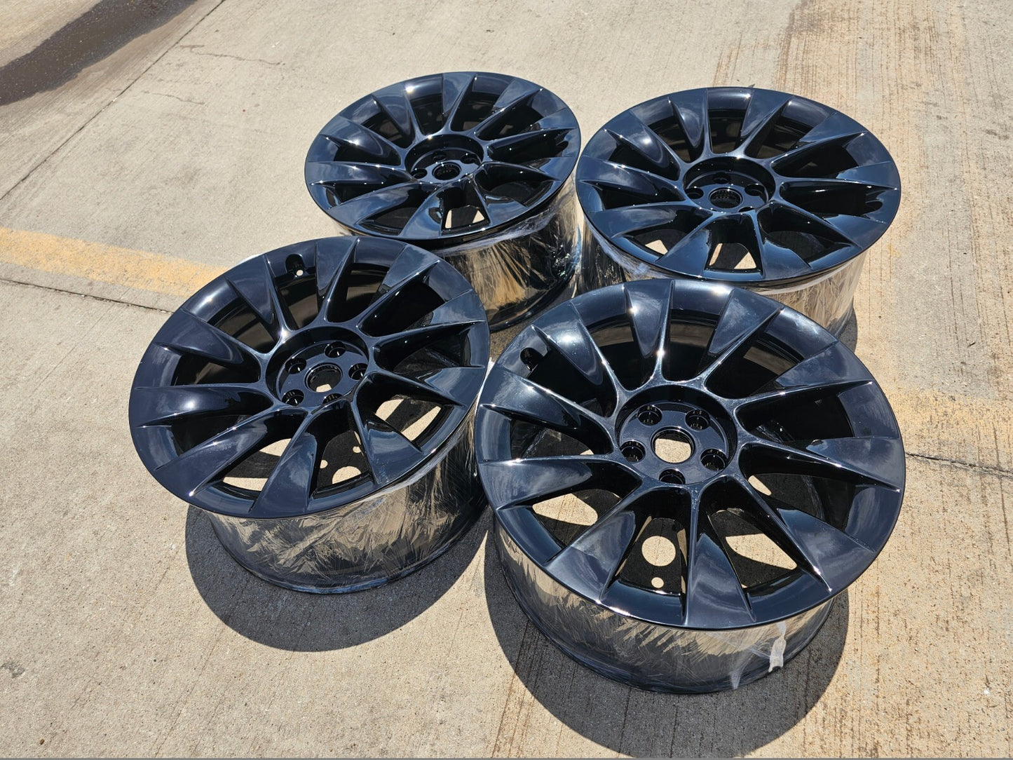20" Tesla Model 3 OEM Uberturbine wheels rims 2021 2022 2023 2024 2025 NEW