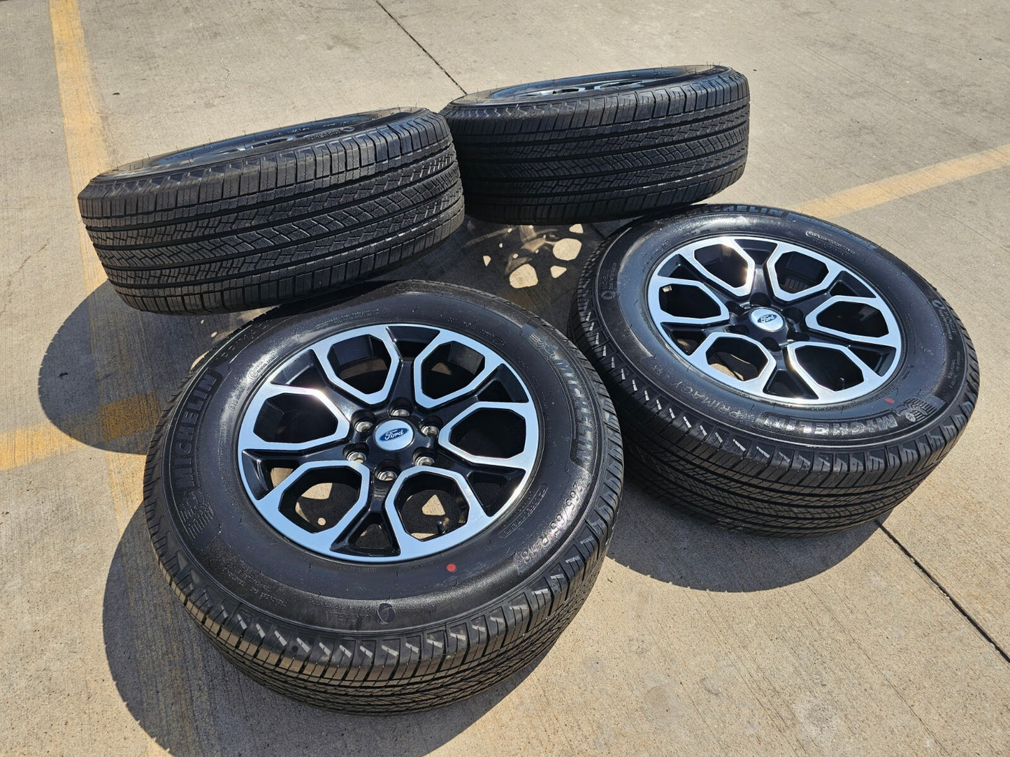 18" Ford F-150 OEM rims wheels 10438 Expedition 2022 2023 2024 2025 NEW MICHELIN