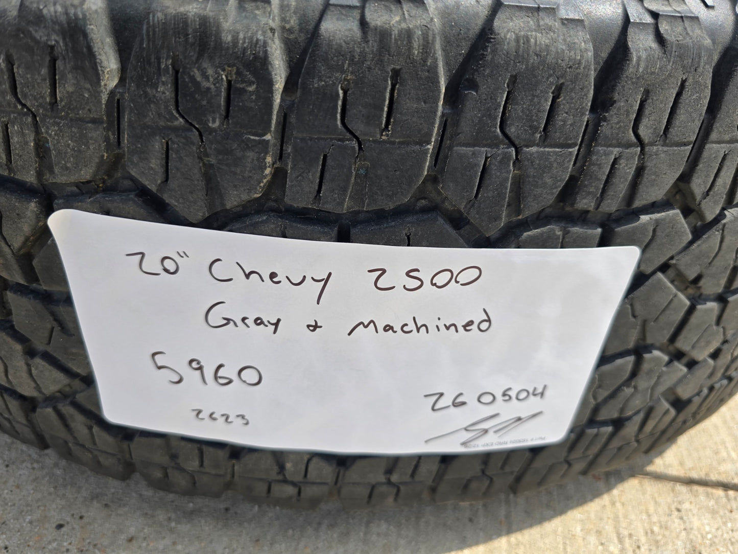 20" Chevy Silverado GMC Sierra 2500 3500 OEM 5960 5947 wheels rims DISCOUNTED