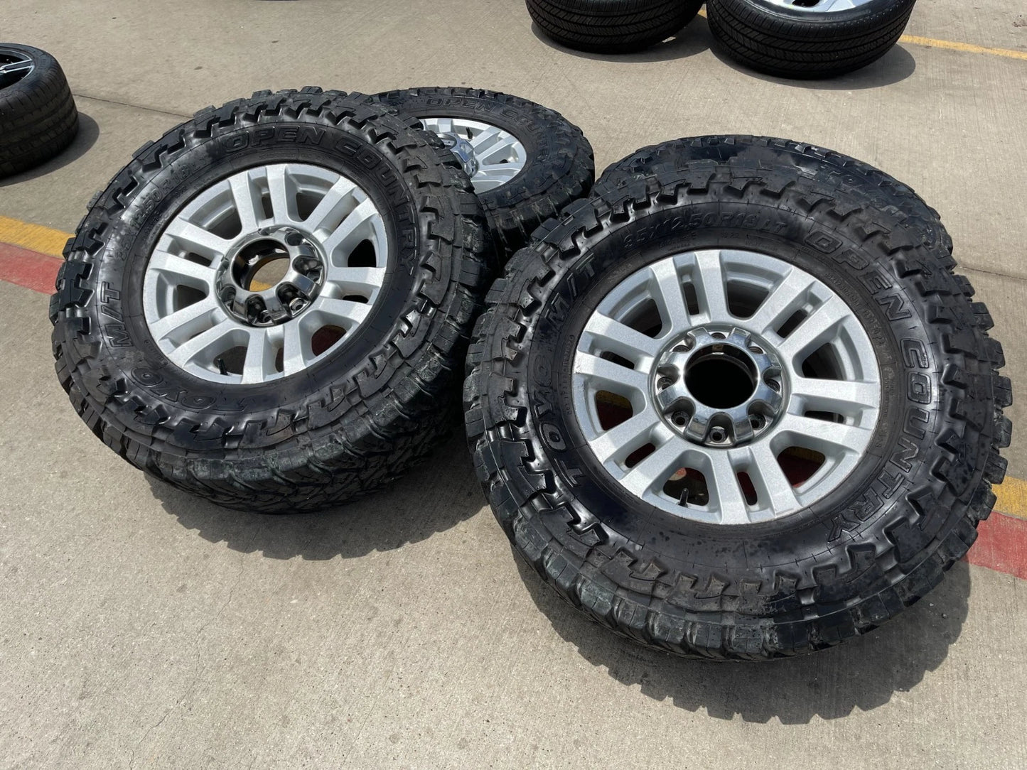 18" Ford F-250 F-350 OEM 10098 rims wheels tires TOYO 35"