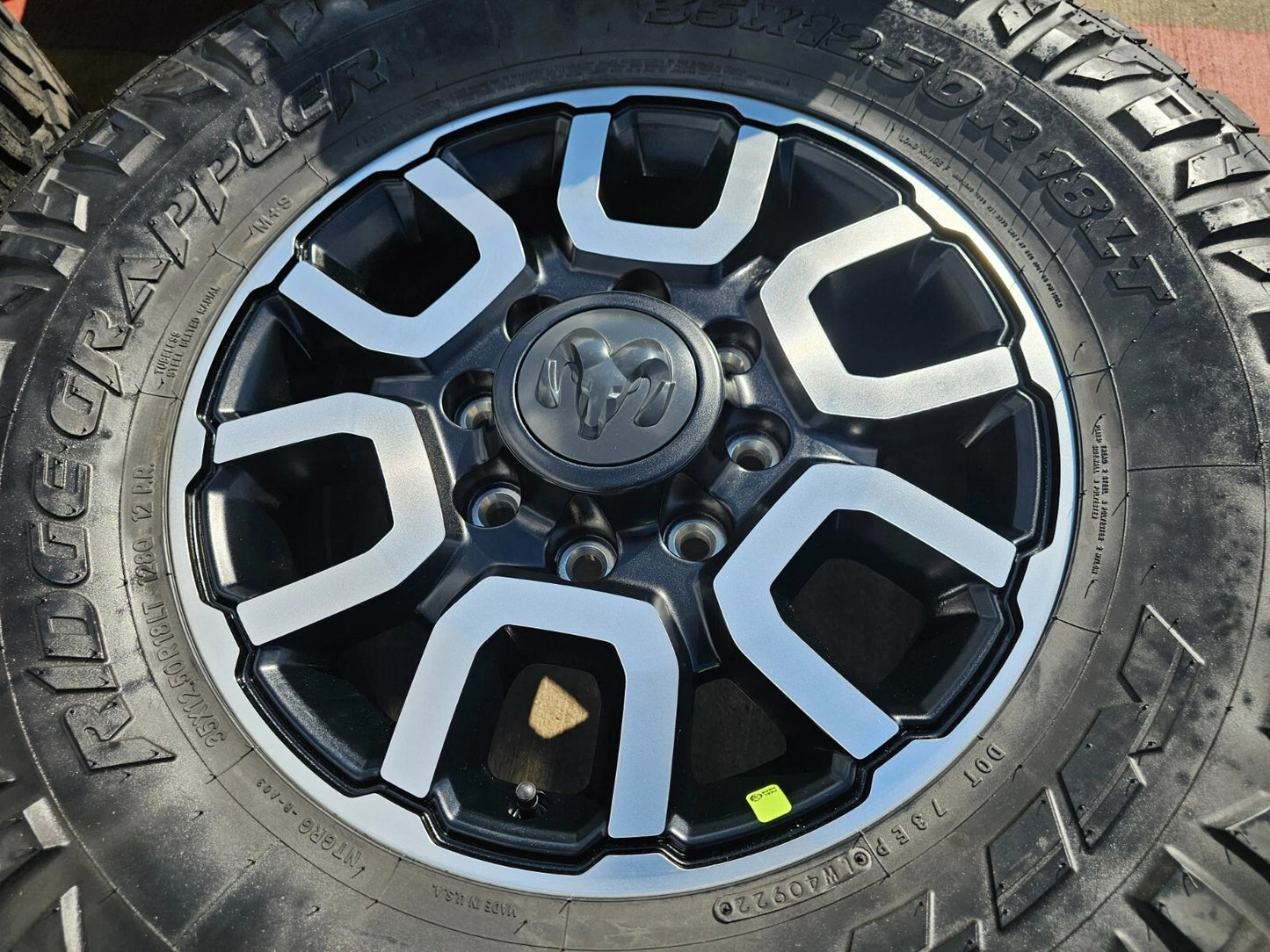 18" Ram 2500 3500 LARAMIE OEM wheels rims 2694 tires 35" NITTO