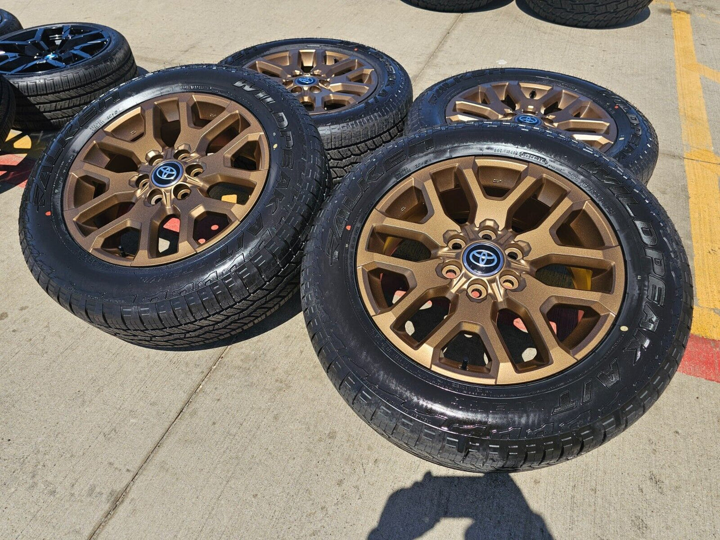 20" Toyota Tundra TSS TRD OEM wheels rims 95359 Sequoia bronze 2024 2025 NEW