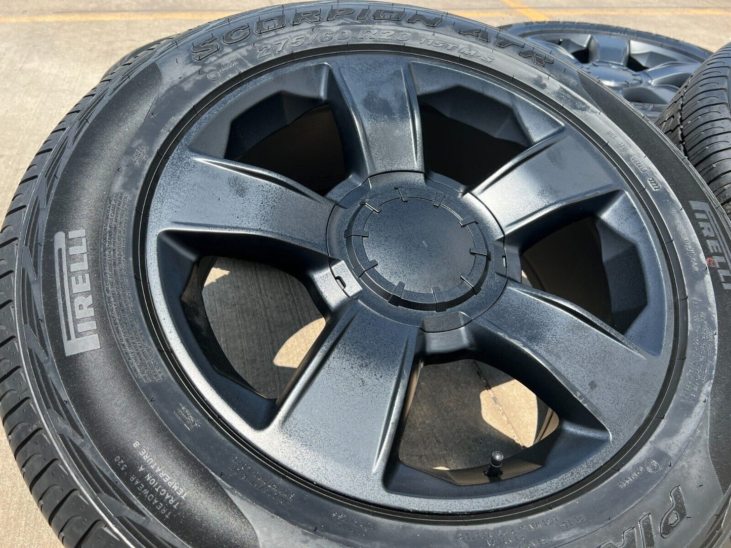 20" Chevy Silverado Tahoe OEM Replica wheels rims black 2017 2018 2019 2020 5651