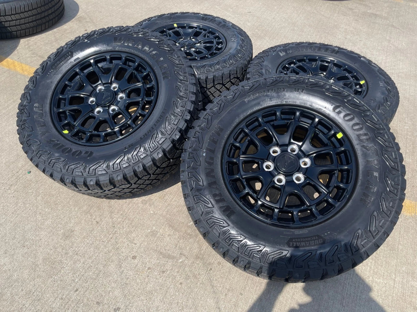 18" Toyota Tundra TSS T FORCE TRD OEM black wheels rims Sequoia 2024 2025 NEW