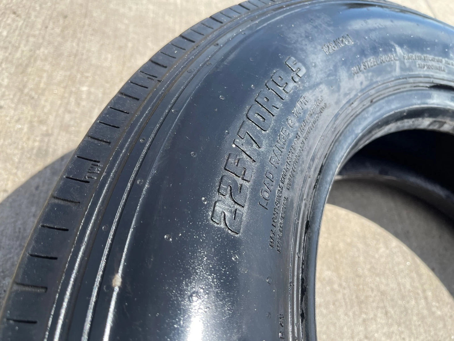 (1) 245/70/19.5 Hercules Strong Guard HR-A tire 128 245/70r19.5 LT 14 PLY