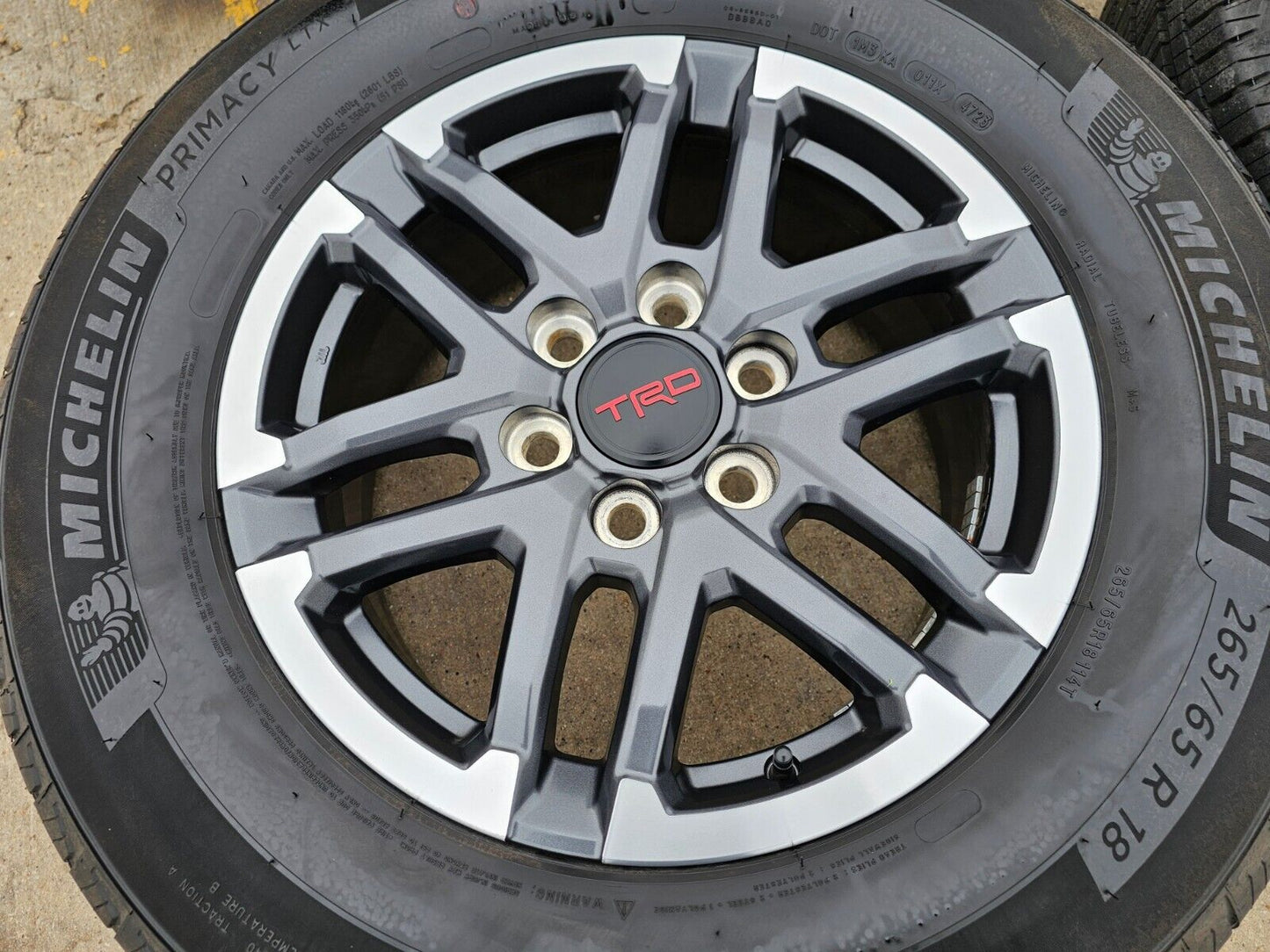 18" Toyota Tacoma TRD OEM black wheels rims tires 4Runner 2024 2025
