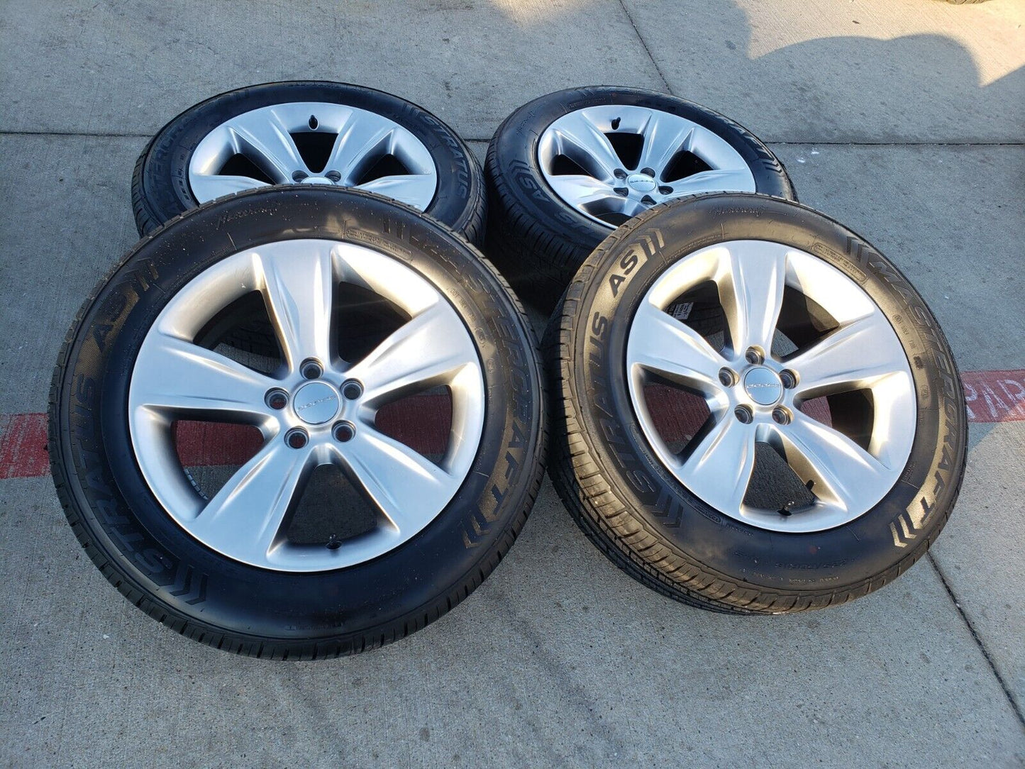 18" Dodge Charger Challenger Chrysler 300 OEM 2521 wheels rims tires NEW