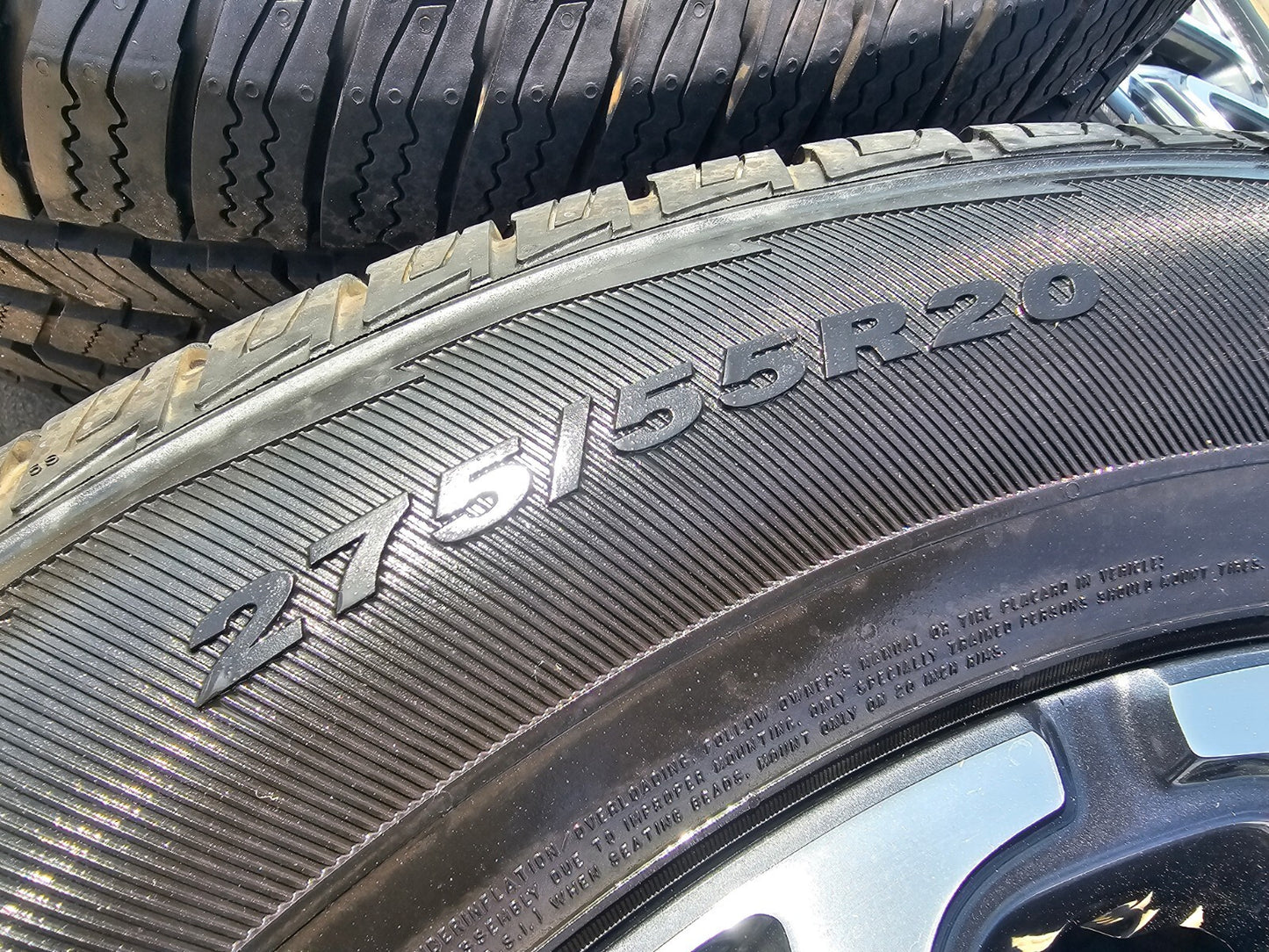 20" Dodge Ram 1500 OEM Laramie wheels rims tires 68583860AA 2024 2025 NEW