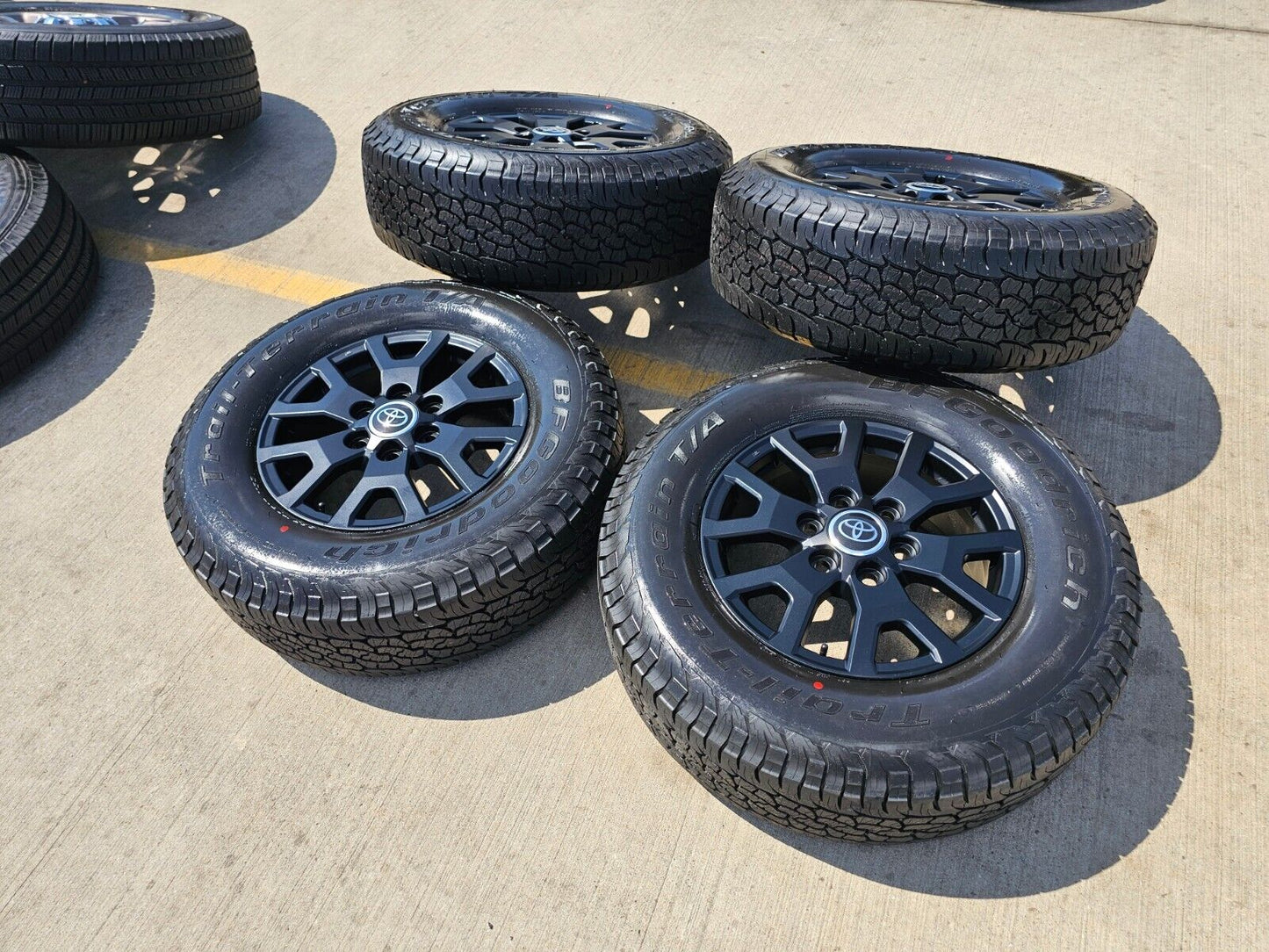 17" Toyota Tacoma 4Runner TRD Matte Black OEM wheels rims 2024 2025 NEW BFG