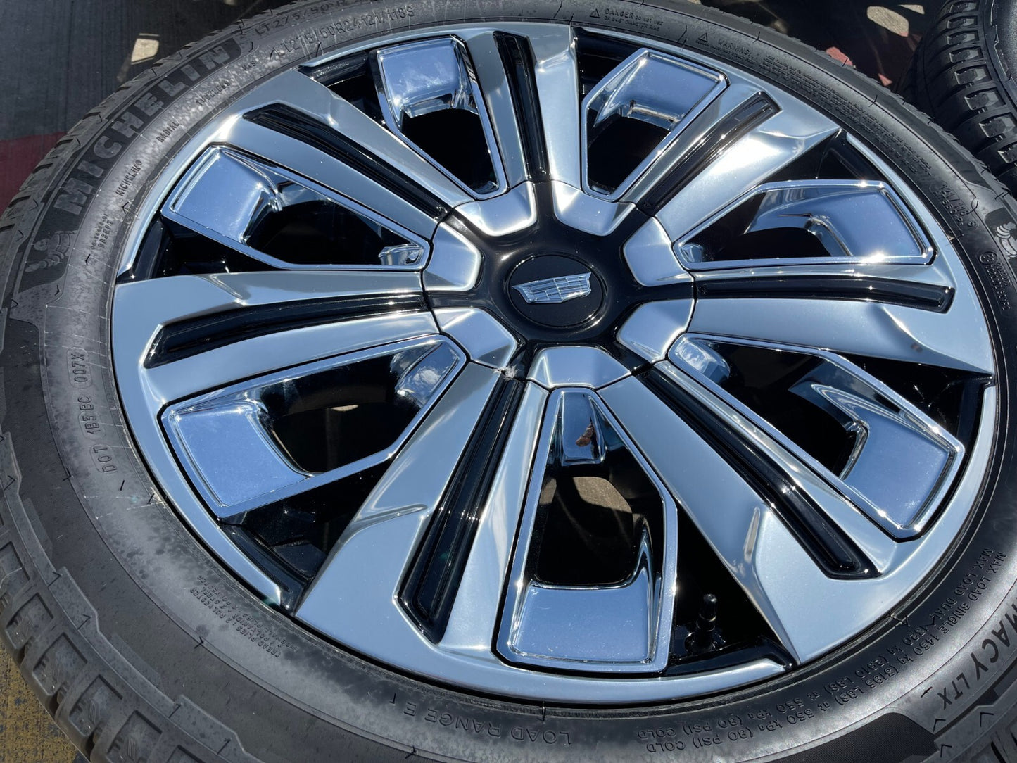 24" Cadillac Escalade IQ PLATINUM EV OEM 8x165 wheels rims Hummer 2500 2025 NEW