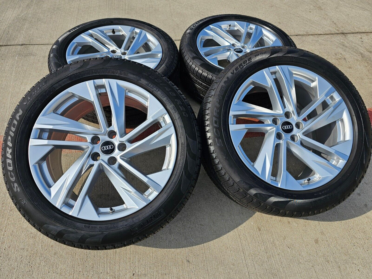 20" Audi Q7 OEM wheels rims Q8 RS S VW Atlas 12053 tires 2021 2022 2023 2024
