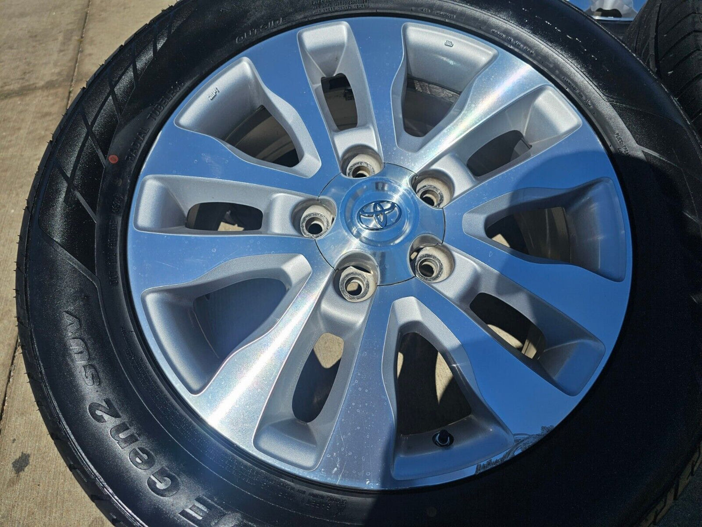20" Toyota Tundra Sequoia Platinum 69533 OEM 5x150 wheels rims tires