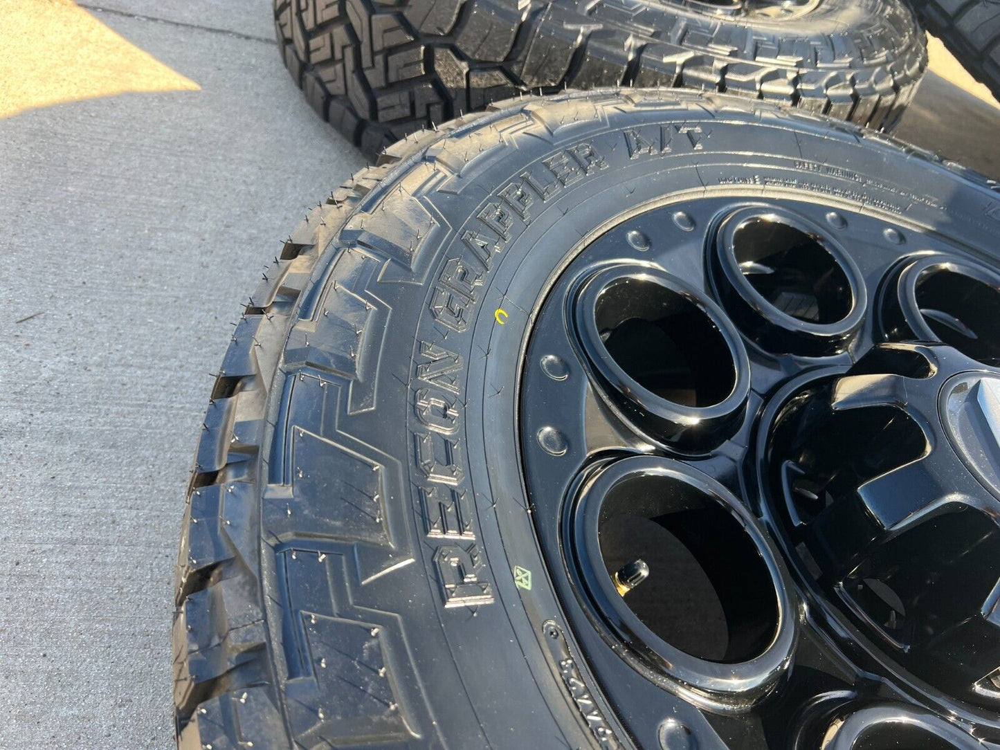 20" Ford F-250 F-350 OEM black TREMOR wheels rims 10299 A/T tires 2024 2025 NEW