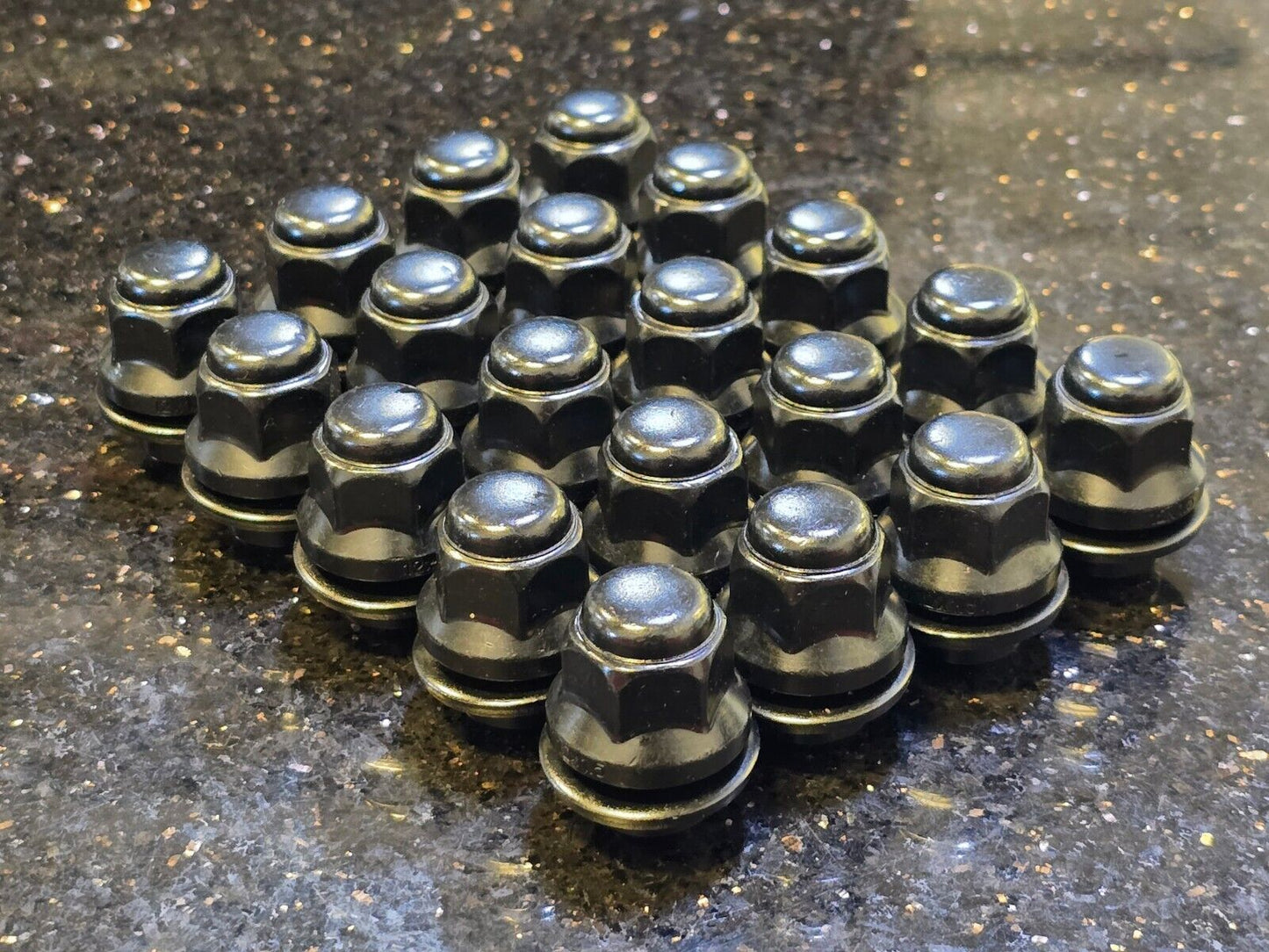 (20) OEM 12x1.5 Toyota Camry lug nuts polished Avalon Corolla Rav4 lugs RX350
