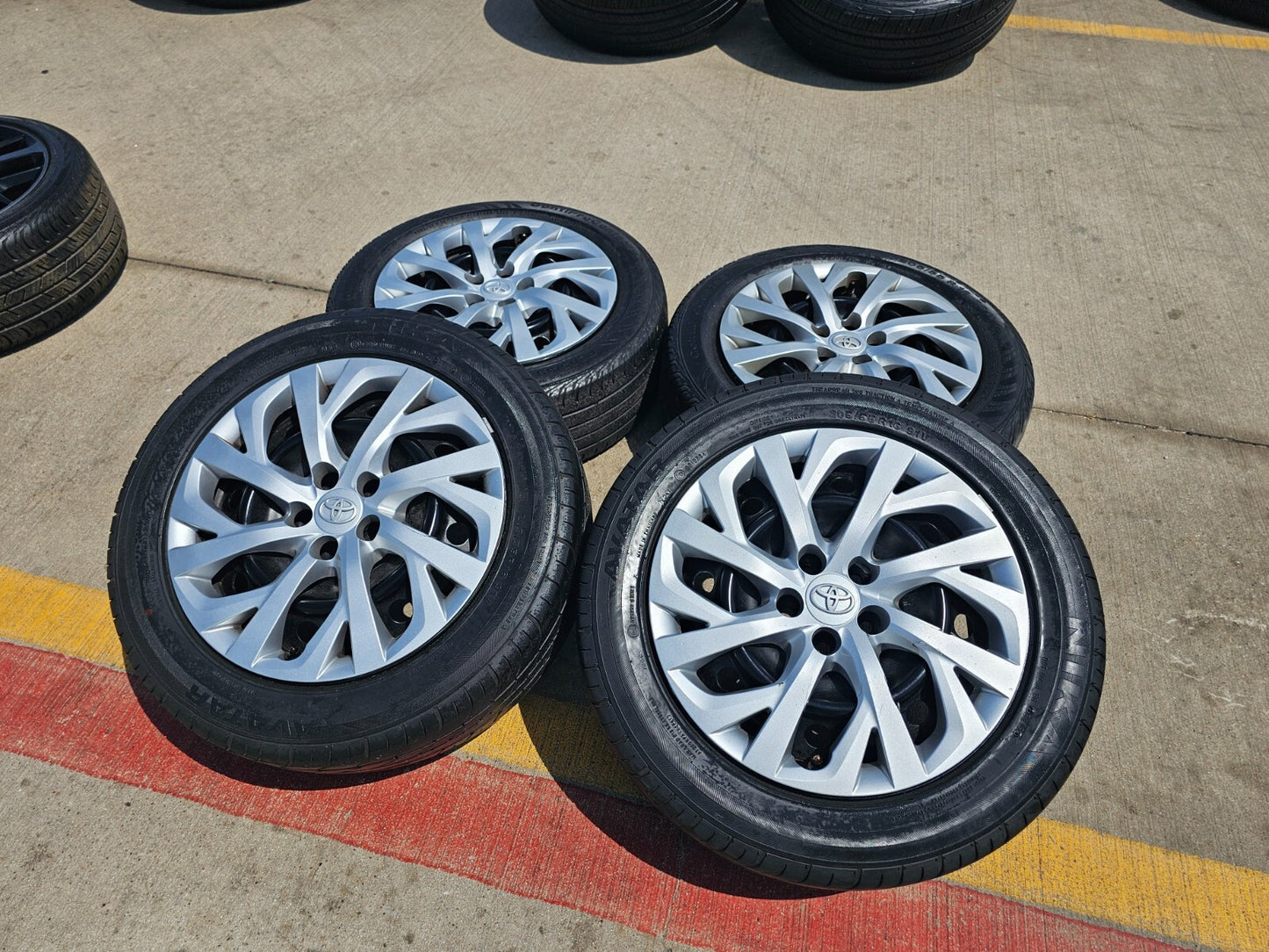 16" Toyota Corolla OEM wheels rims 75253 tires 2021 2022 2023 2024