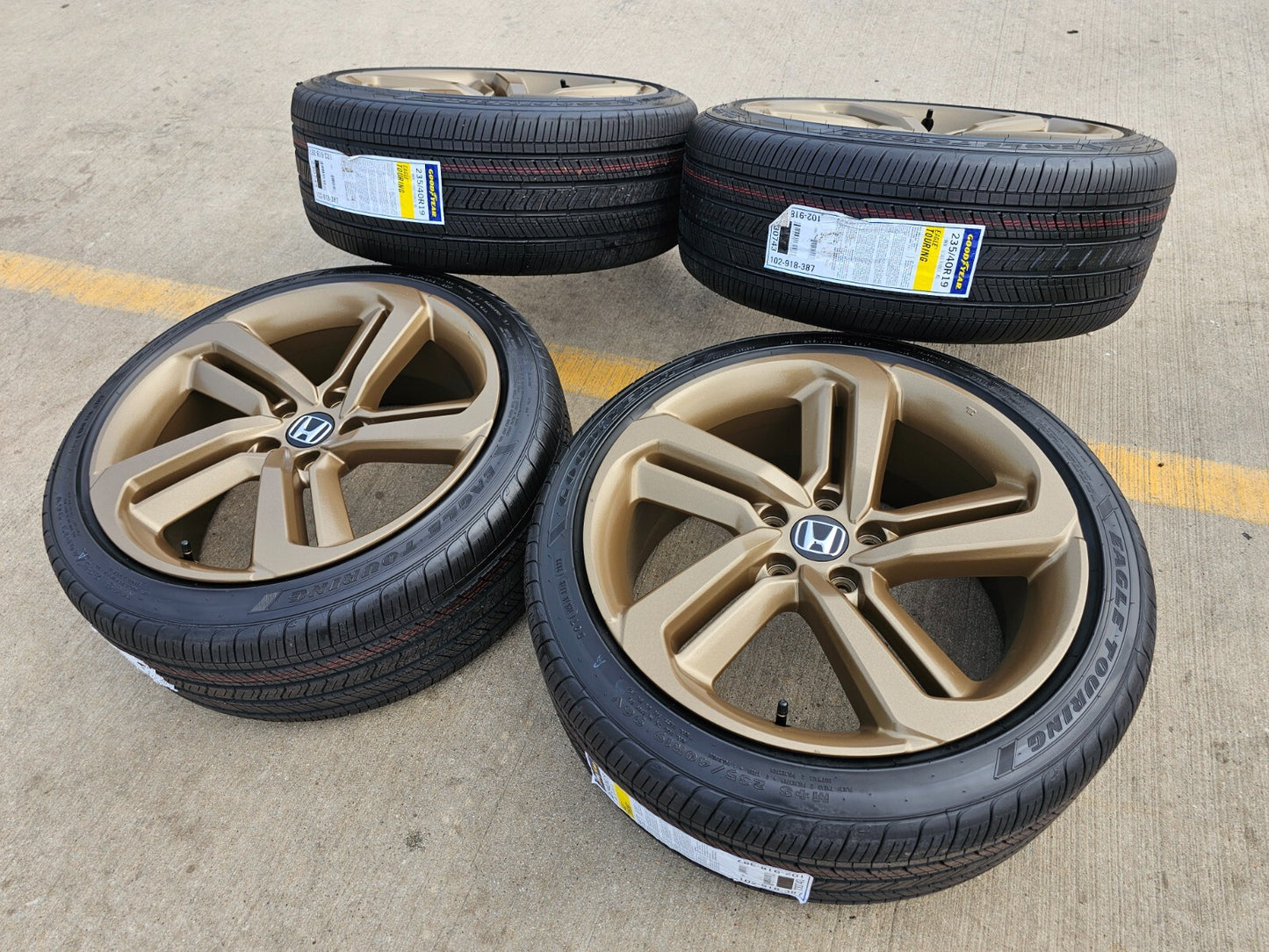 19" Honda Accord OEM wheels rims 64127 Civic HR-V BRONZE tires NEW