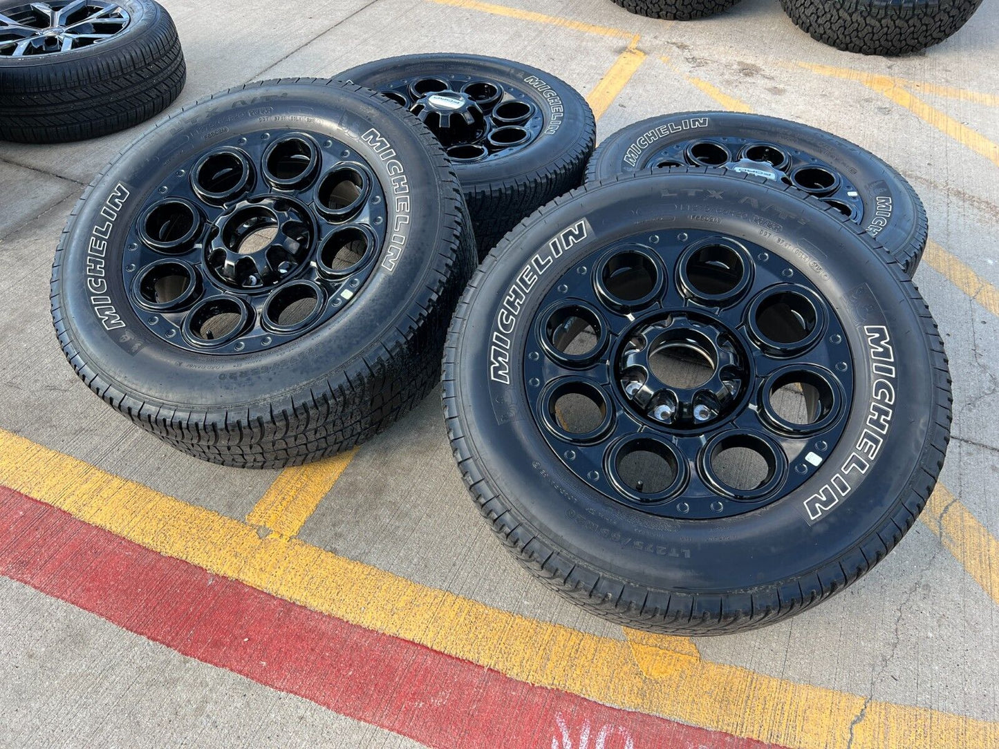 20" Ford F-250 F-350 OEM black TREMOR wheels rims 10299 tires