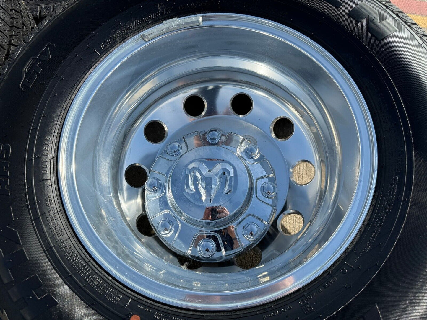 17" Dodge Ram 3500 Dually Laramie 8x200 wheels rims 2701 2702 OEM 2024 2025 NEW
