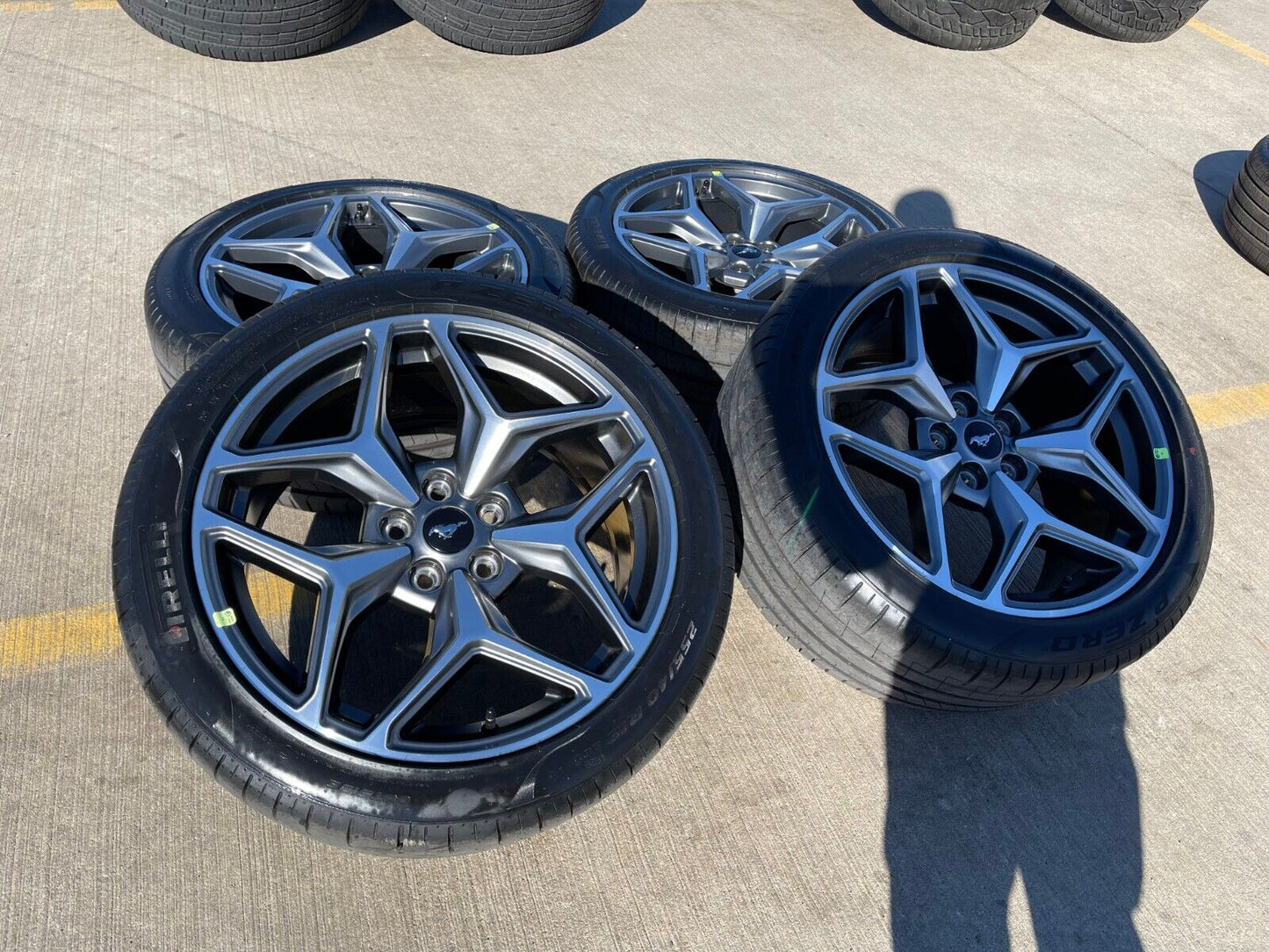 19" Ford Mustang GT Performance Track Pack OEM wheels rims 2024 2025 TPMS NEW