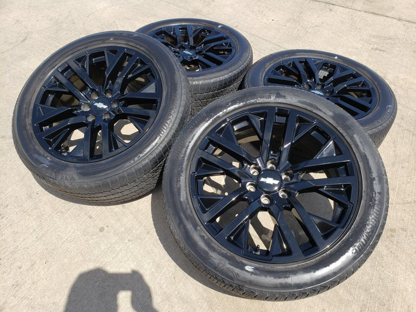22" Chevy Silverado GMC OEM black Yukon Tahoe 5903 wheels rims 2022 2023 2024