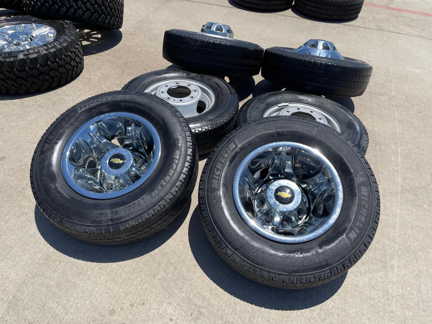 17" Chevy Silverado GMC Sierra 3500 Dually simulator rims wheels OEM 8094