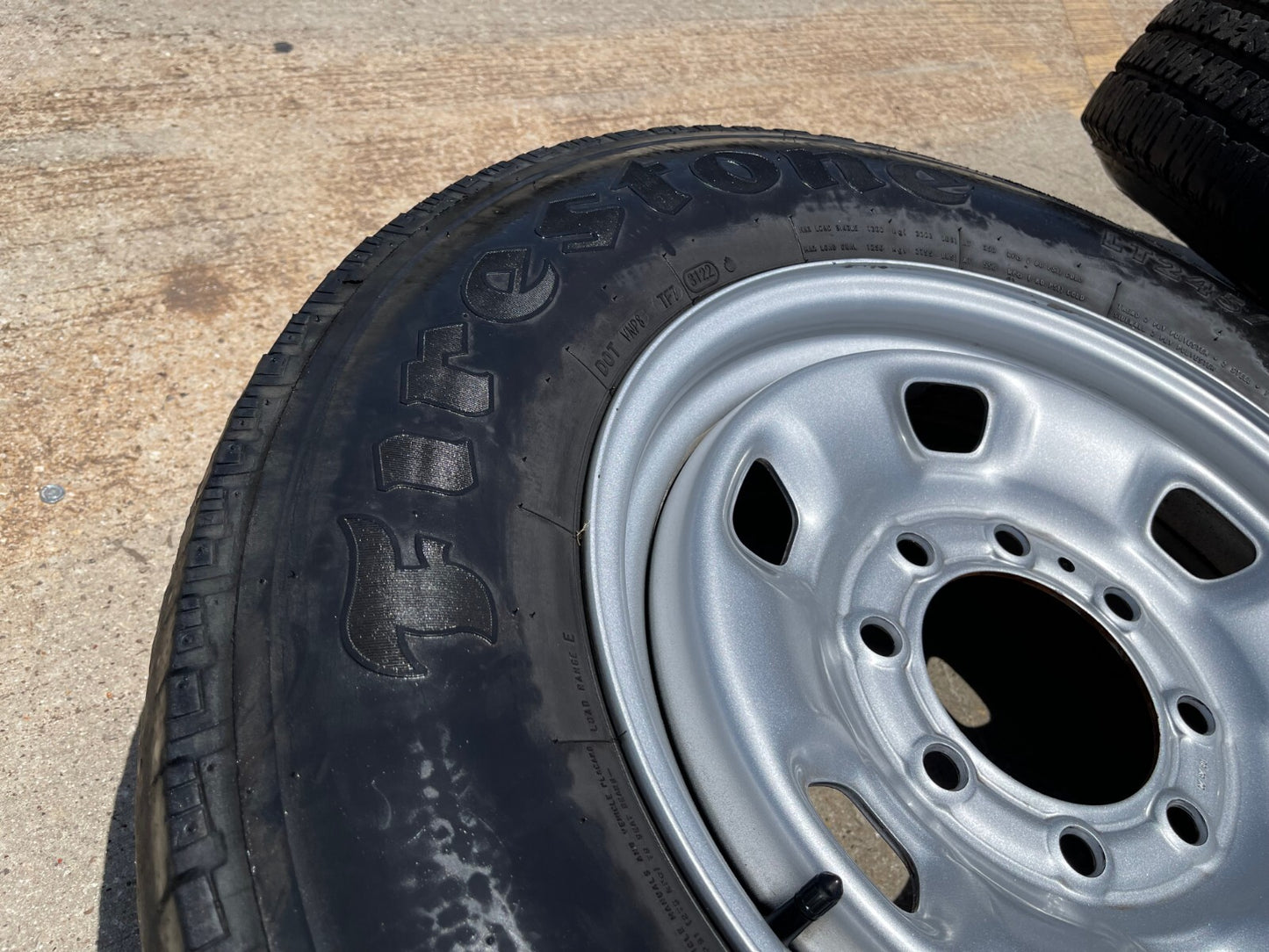 17" Dodge Ram 2500 3500 OEM wheel rim 2497 tire FIRESTONE