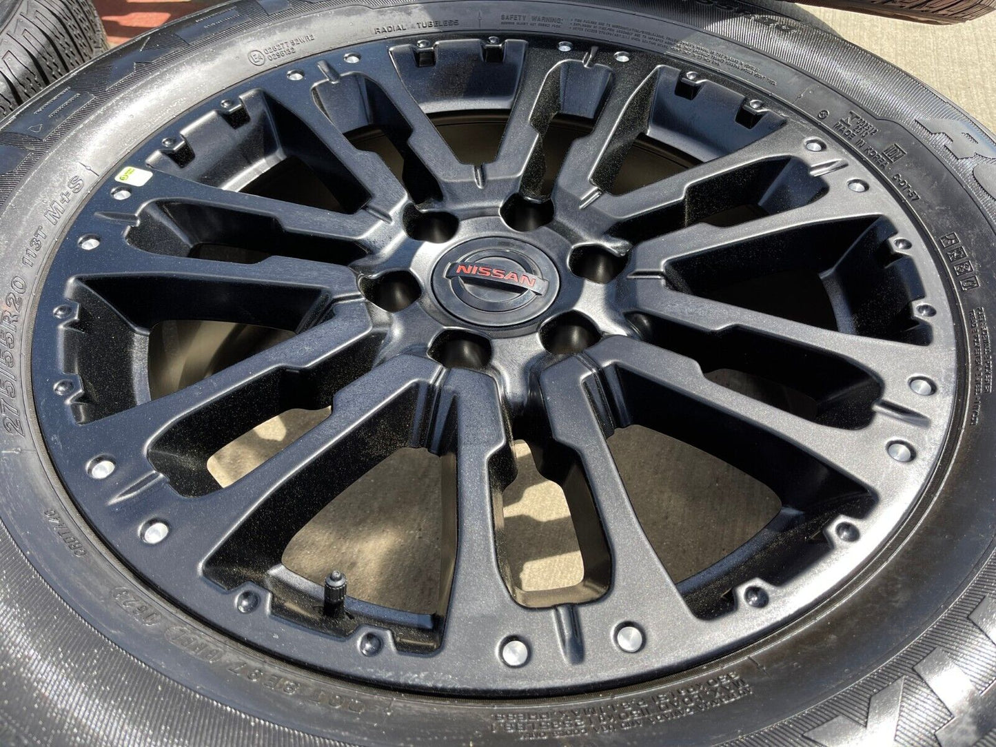 20" Nissan Titan Armada OEM 62754 wheels rims 2020 2021 2022 2023 2024 2025