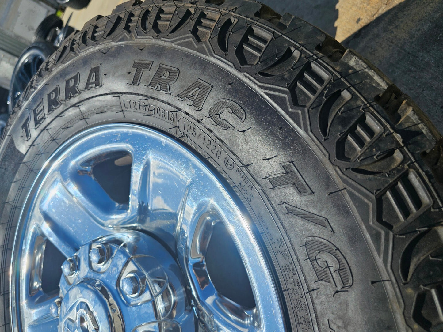 18" Dodge Ram 2500 3500 STEEL chrome OEM 2473 wheels rims tires HERCULES