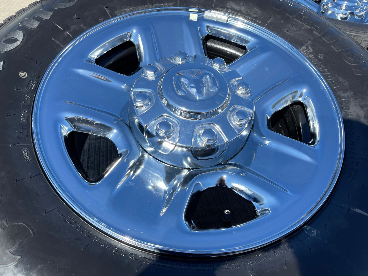 18" Dodge Ram 2500 3500 STEEL chrome OEM 2473 wheels rims 2023 2024 2025 NEW