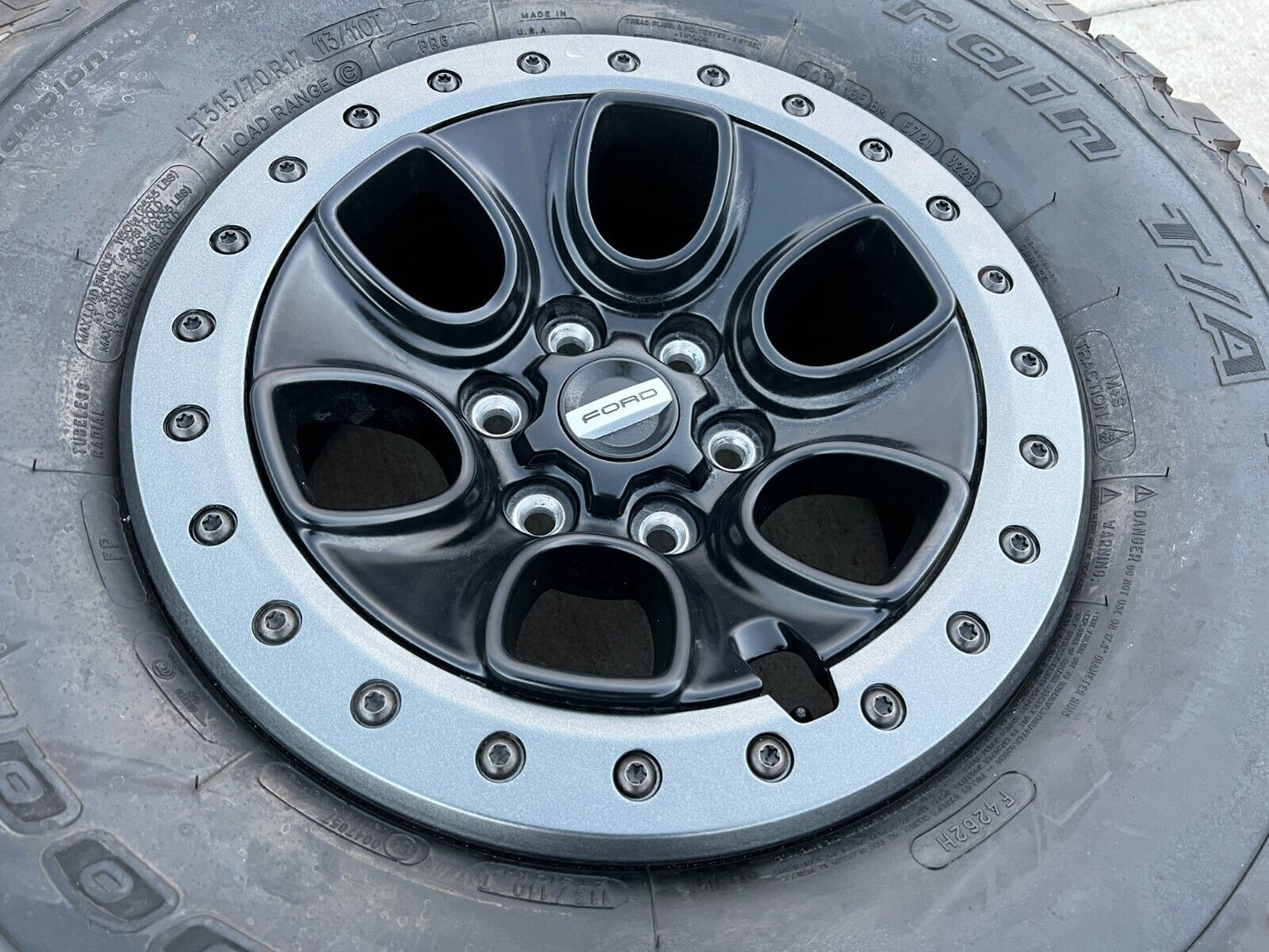 17" Ford F-150 Raptor OEM BEADLOCK 10459 95210 rim wheel BFG 2022 2023 2024 NEW