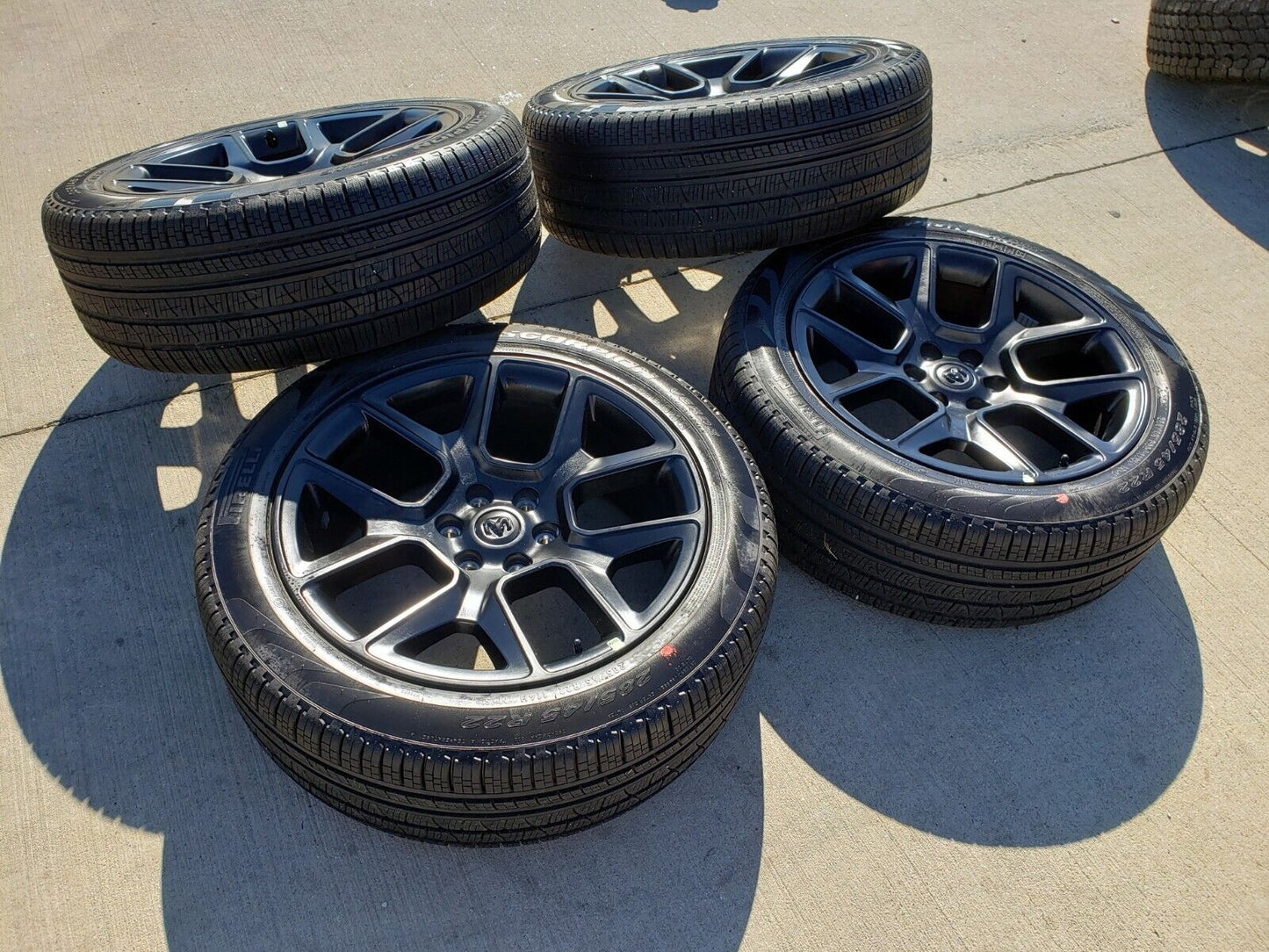 22" Dodge Ram 1500 OEM LIMITED Laramie 2684 2725 wheels rims 2023 2024 2025 NEW