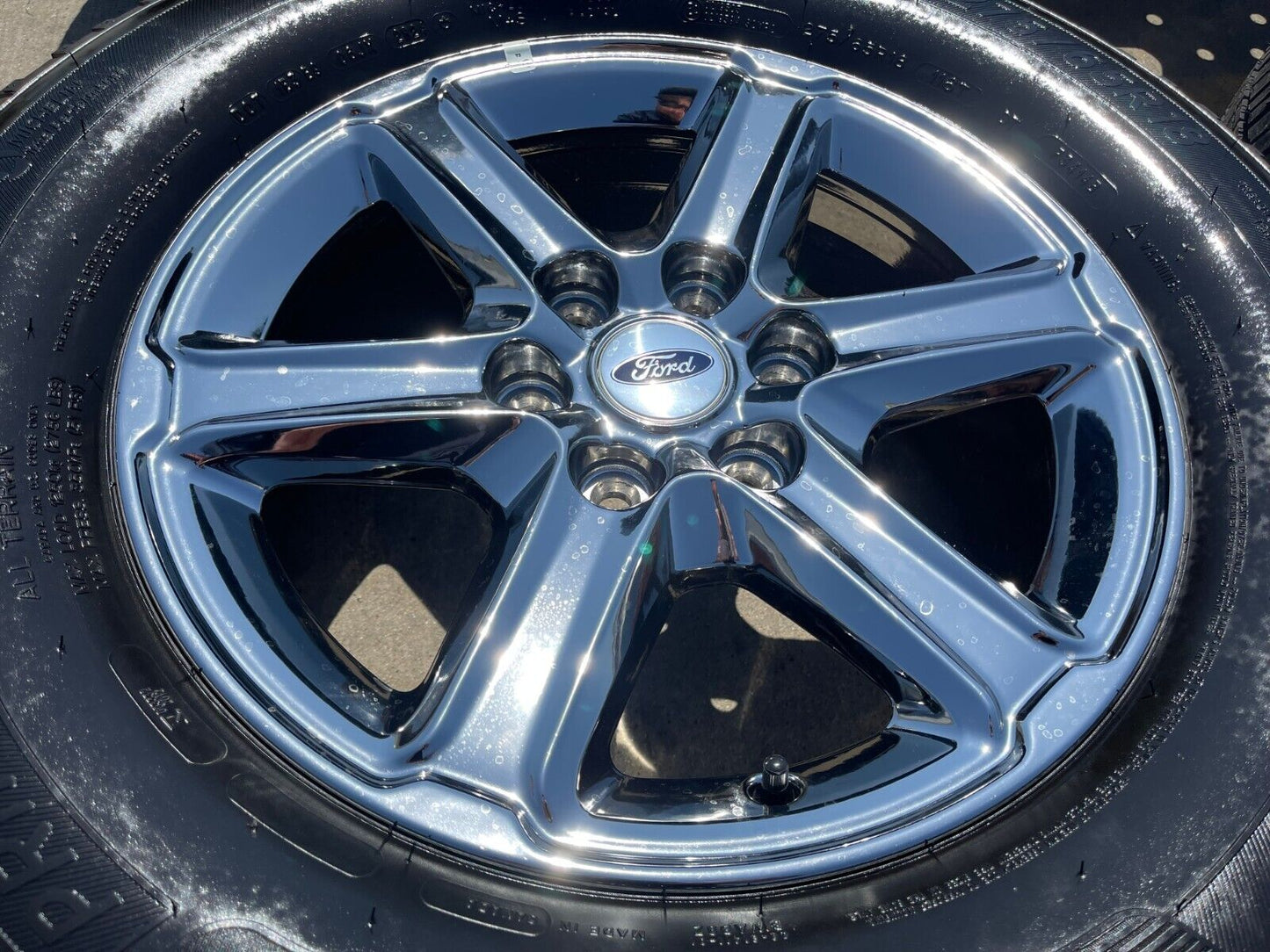 18" Ford F-150 Expedition OEM chrome rims wheels tires MICEHLIN 2024 2025 NEW