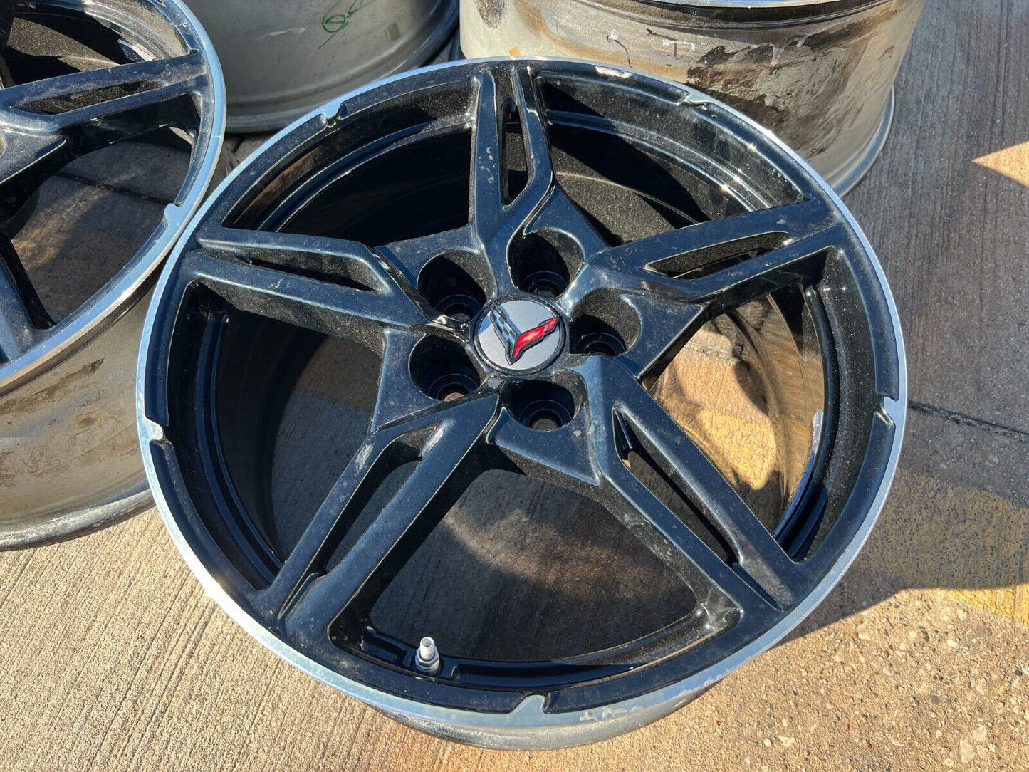 19" + 20" Chevy Corvette C8 OEM wheels rims 14009 200268 2022 2023 2024 2025