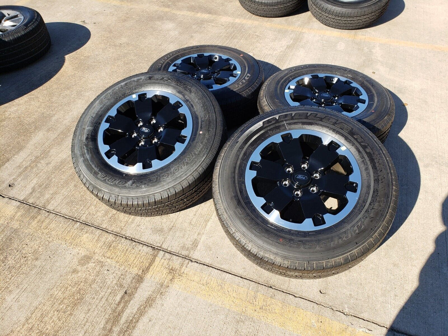 18" Ford Bronco BADLANDS OEM black wheels rims 10282 Ranger 2021 2022 2023 2024