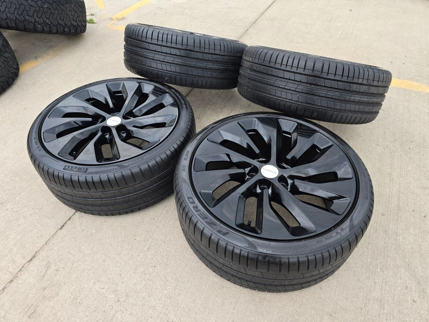 21" Lucid Air OEM Grand Touring black wheels rims 2022 2023 2024 2025 2026 NEW