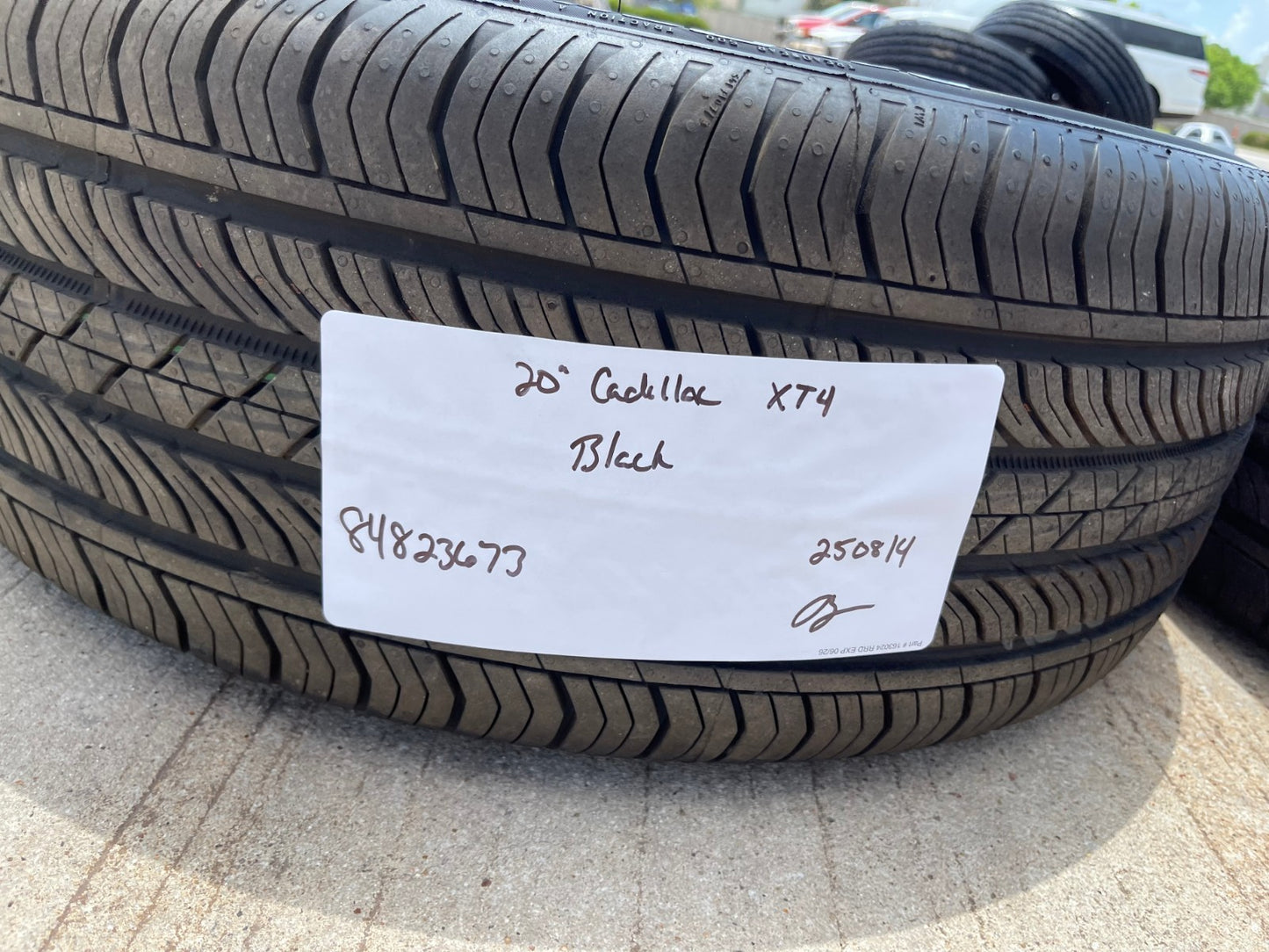 20" Cadillac XT4 OEM wheel rim tire 2023 2024 2025 2026 NEW