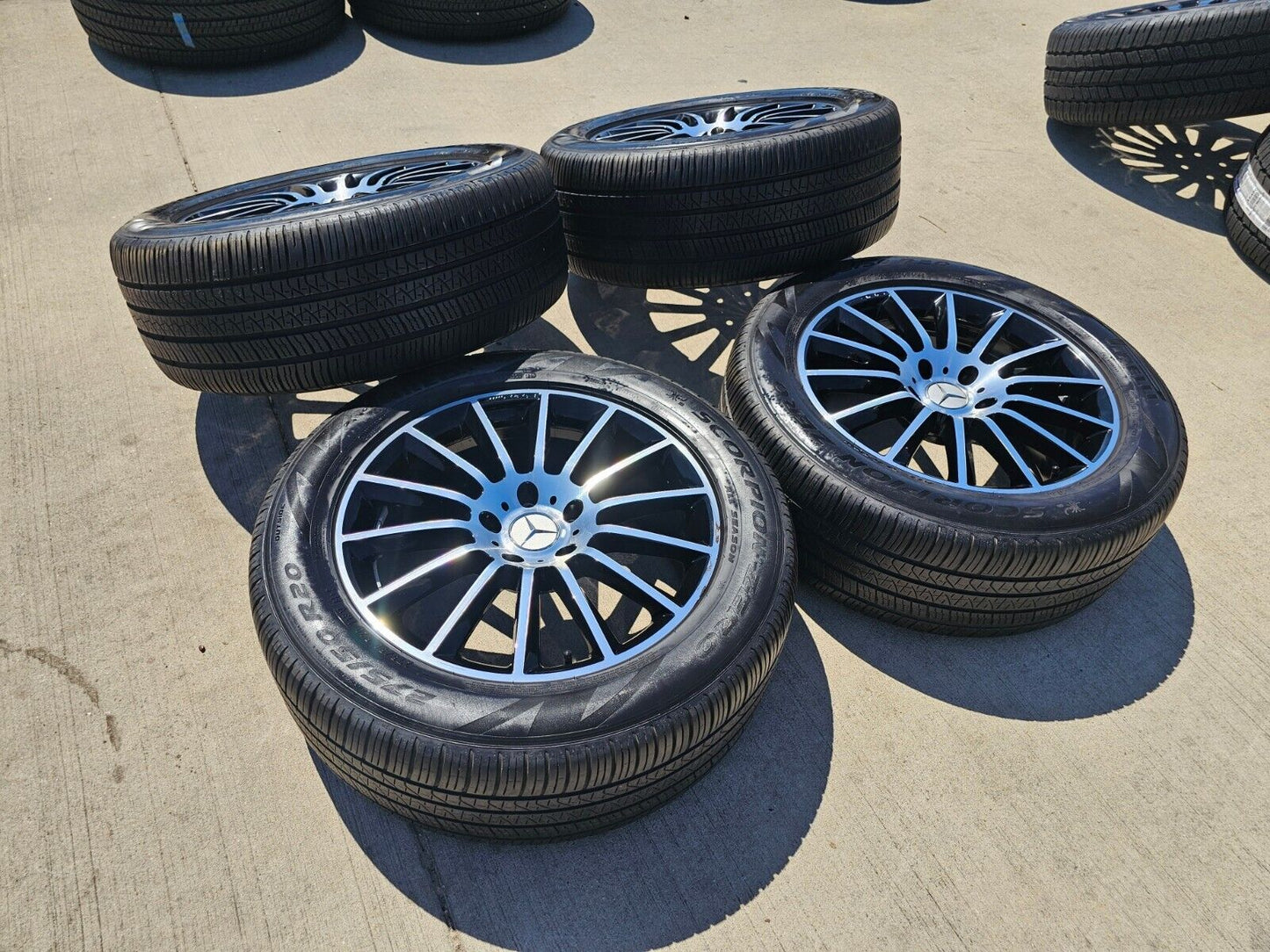 20" Mercedes G Wagon G63 AMG OEM wheels rims 85715 tires