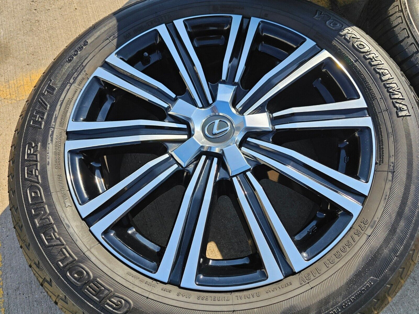 21" Lexus LX570 Land Cruiser OEM 74341 wheels rims tires 5x150