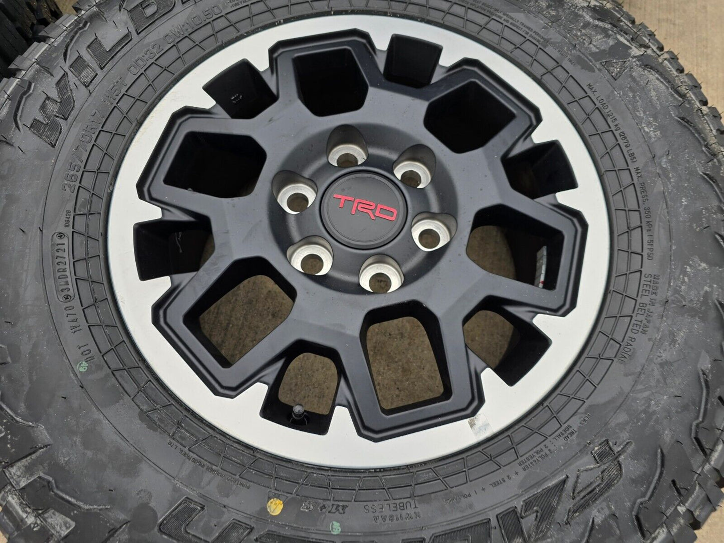 17" Toyota Tacoma 4Runner TRD OEM 42611 95893 10638 wheels rims 2025 A/T3 NEW